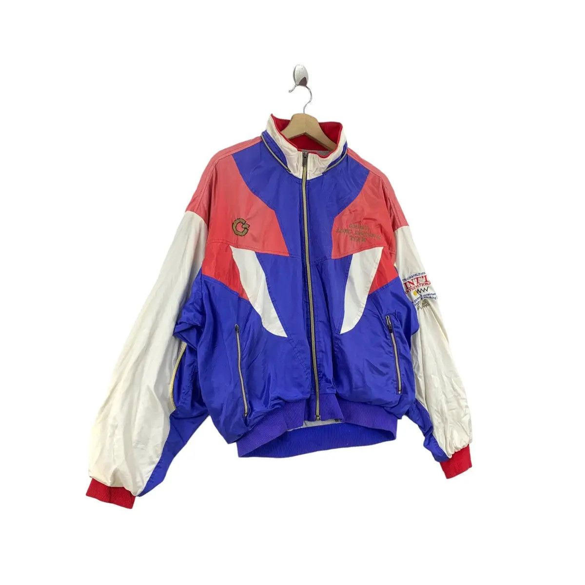 Vintage Vintage 90’ GOLDWIN JASPO JAPAN Long Distance Team Jacket Size XXL / US 16-18 / IT 52-54 - 2 Thumbnail