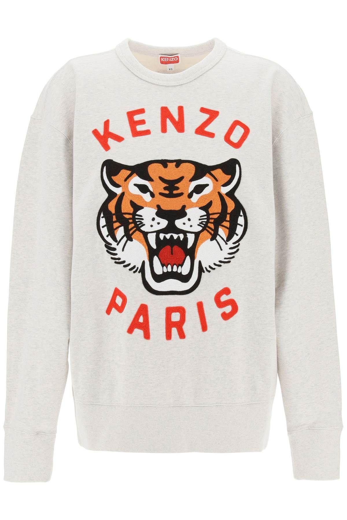 image of Kenzo 'lucky Tiger' Oversized Sweatshirt Size S For Women in Grey