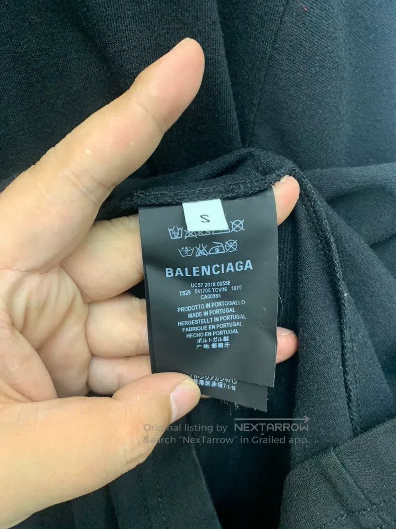 Balenciaga Balenciaga WFP Collaboration Black Short Sleeve T-Shirt, S Size US S / EU 44-46 / 1 - 5 Thumbnail