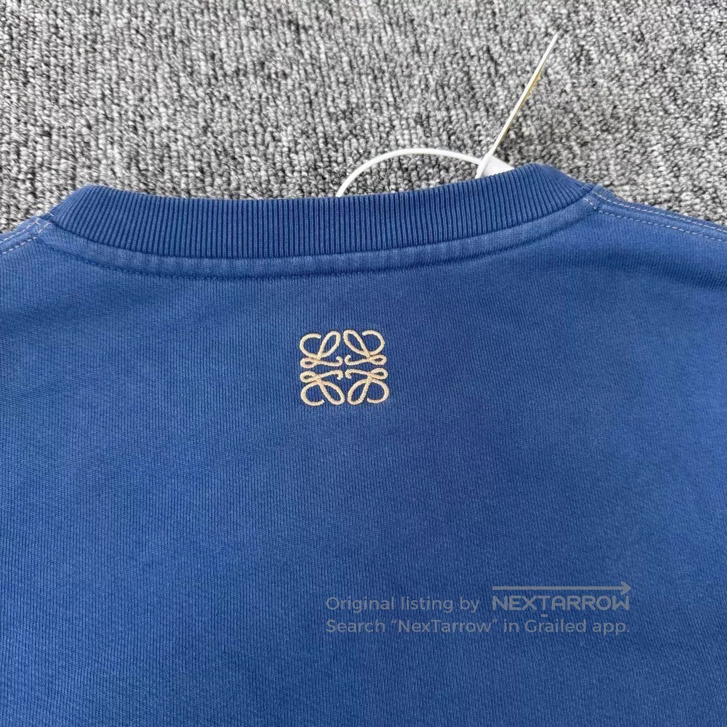 Loewe Blue Long Sleeve Graphic Sweatshirt Size L. Size US L / EU 52-54 / 3 - 7 Thumbnail