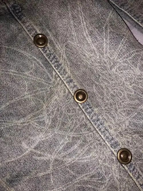 Jean Washed Old Big Print Flare Jeans Retro Size US 30 / EU 46 - 4 Thumbnail
