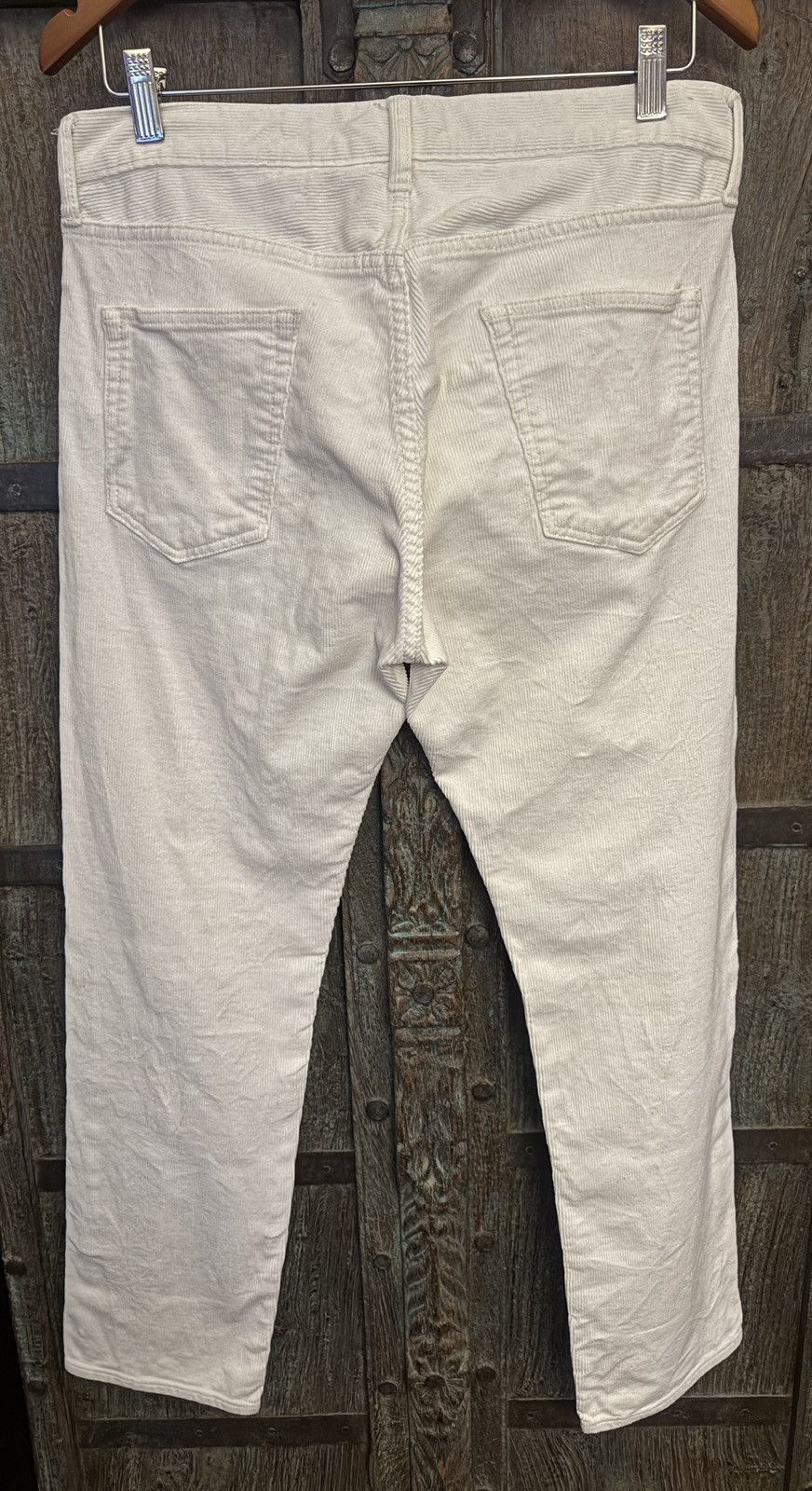 Beams Plus 5 Pocket Corduroy Pants in Off White Size US 33 - 3 Thumbnail