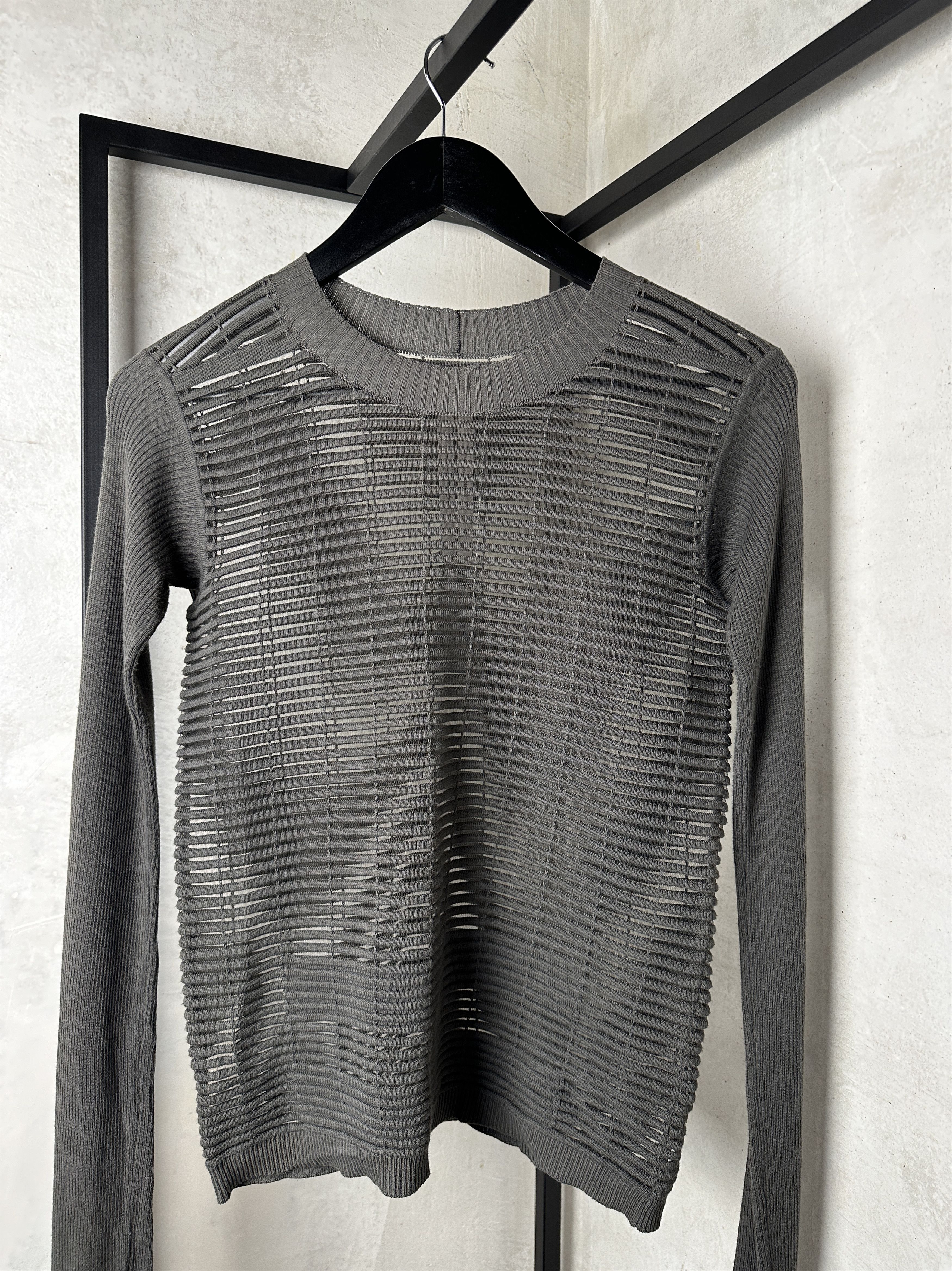 Rick Owens Rick Owens Faun SS15 Stripped Crewneck Longsleeve Size S / US 4 / IT 40 - 2 Thumbnail