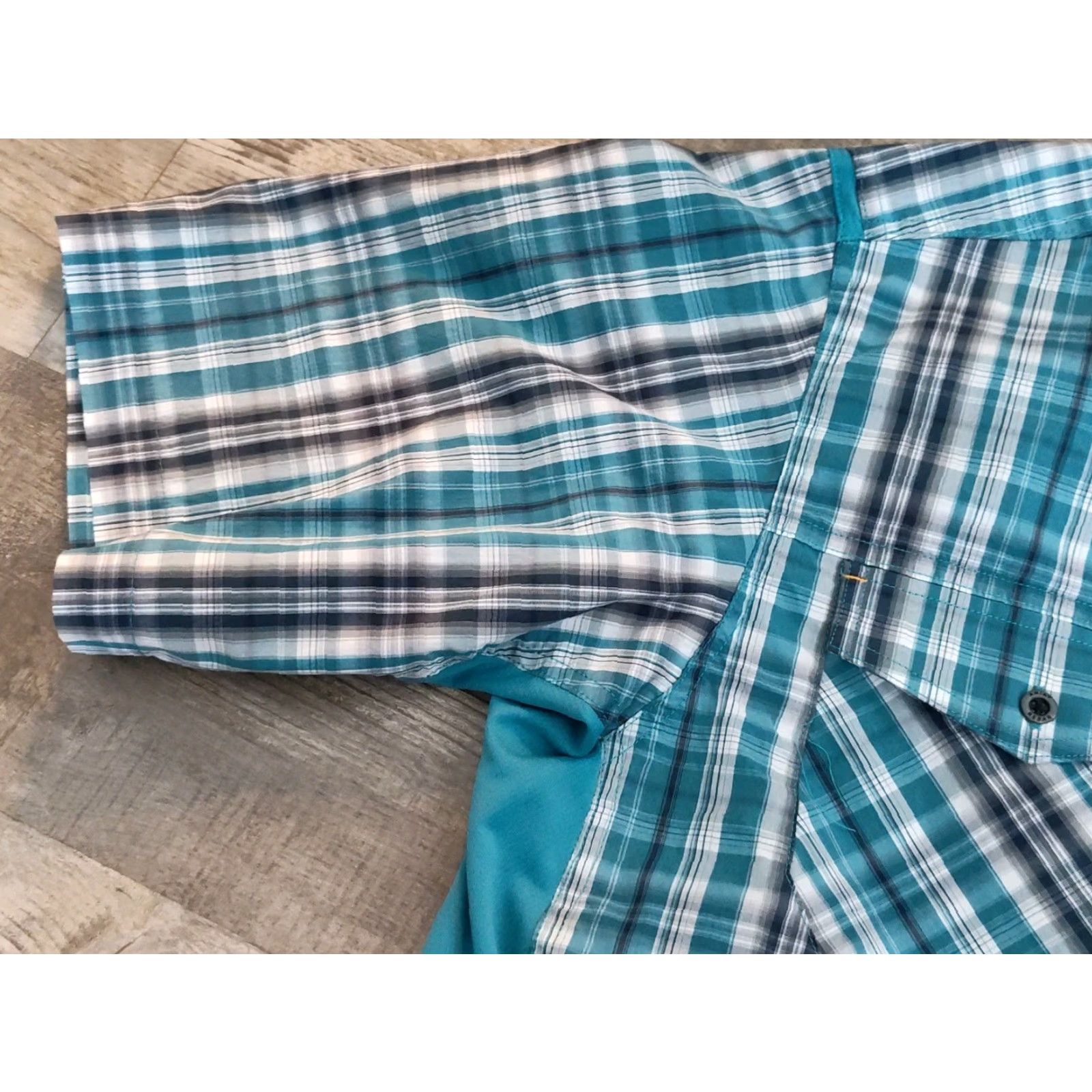 Ariat Ariat Rebar Button-Up Shirt Mens L Tall Plaid Multicolor Pocket Breathable EUC! Size US L / EU 52-54 / 3 - 6 Thumbnail