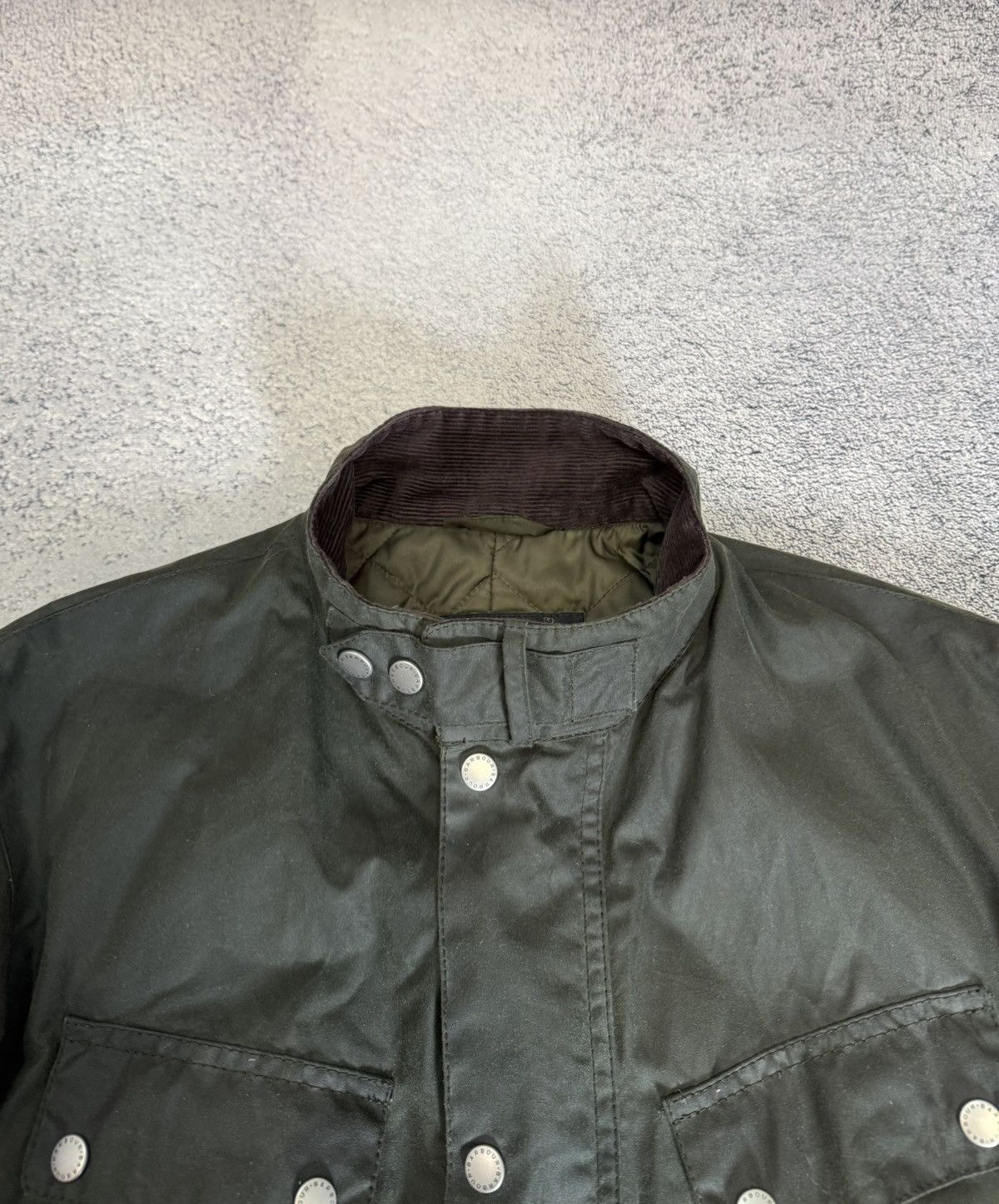 Barbour Barbour International Duke Waxed Jacket Men M MWX0337 Biker Size US M / EU 48-50 / 2 - 5 Thumbnail