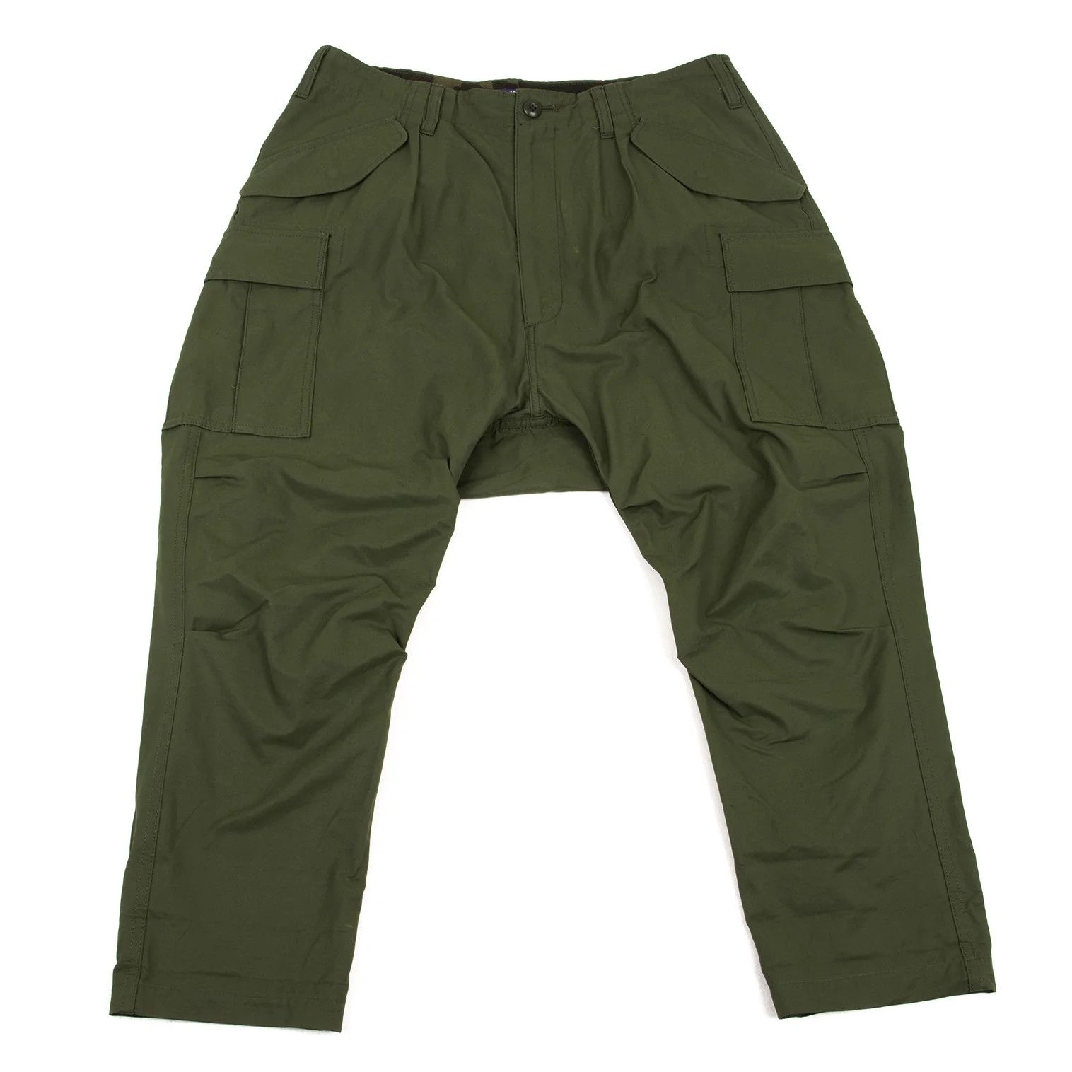 Junya Watanabe Cotton Nylon Cargo Sarouel Pants in Khaki M Size US 38 / EU 54 - 1 Thumbnail