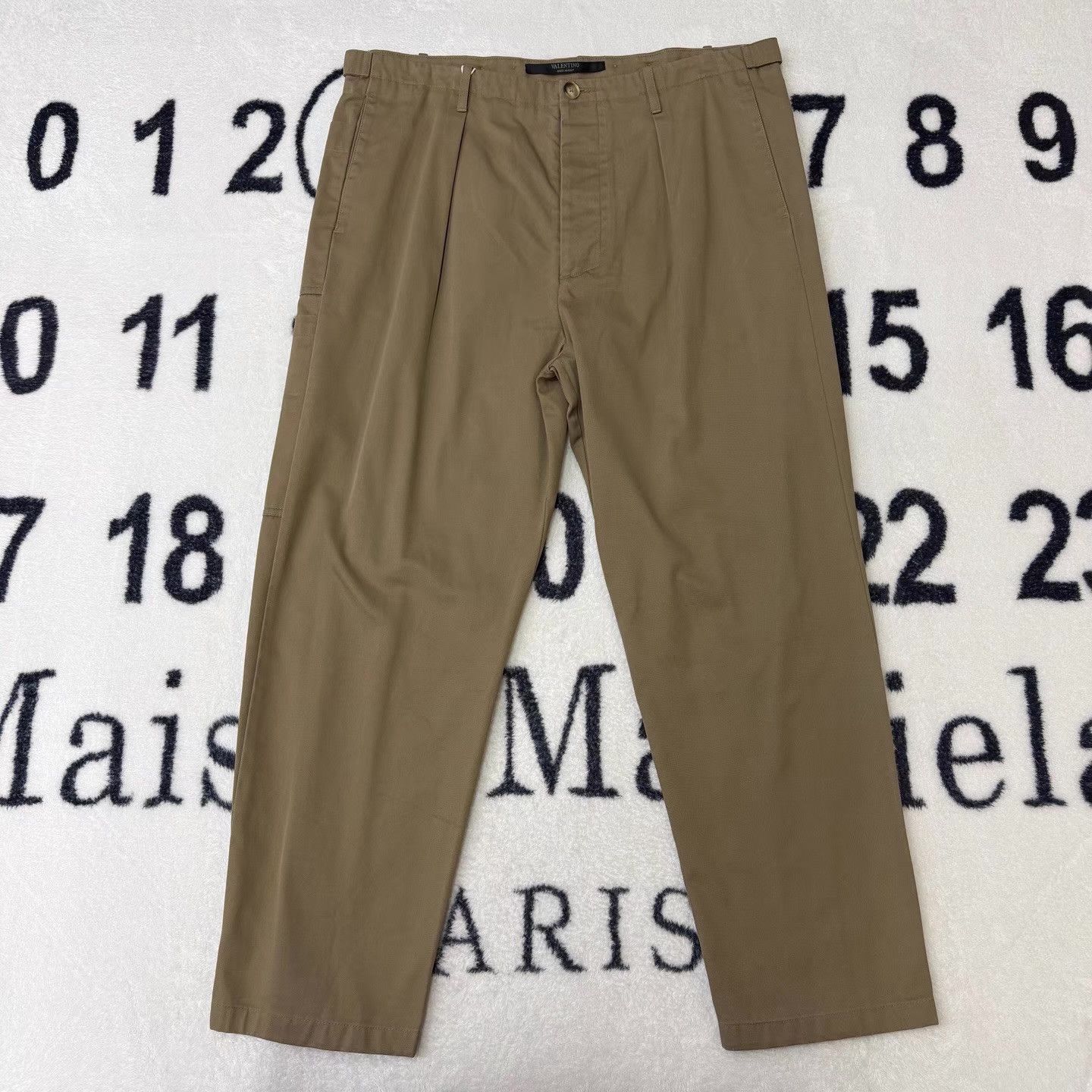 Valentino VALENTINO Khaki Cargo Pants Q10 Size US 36 / EU 52 - 1 Thumbnail