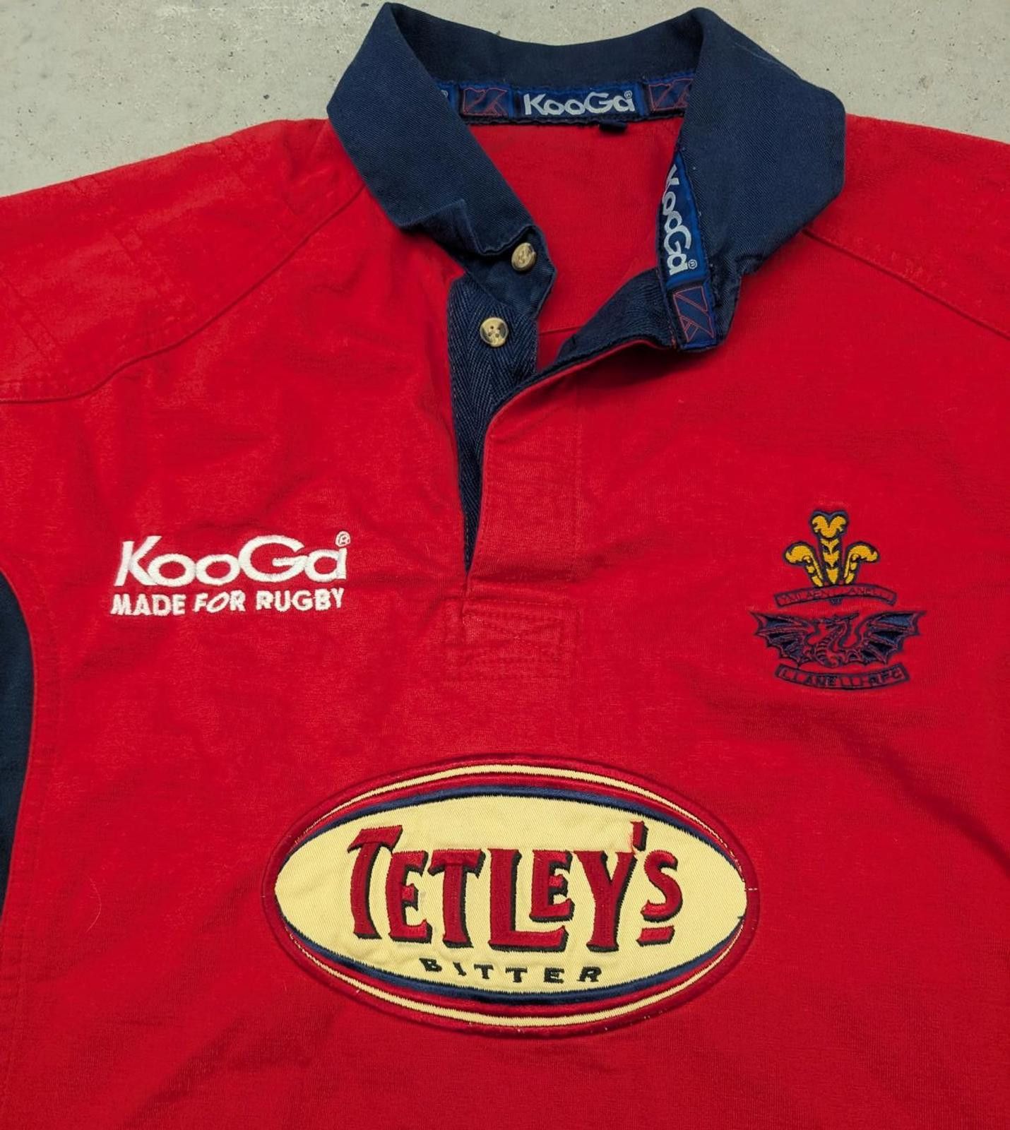 Vintage Llanelli RFC SCARLETS RUGBY Away Jersey KOOGA 2000-2002 Size US M / EU 48-50 / 2 - 2 Thumbnail