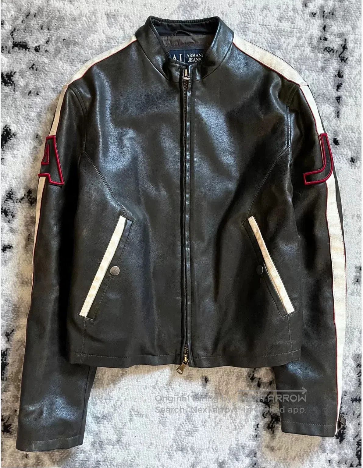Emporio Armani 2000s Armani Biker Leather Jacket M Size. Size US M / EU 48-50 / 2 - 3 Thumbnail