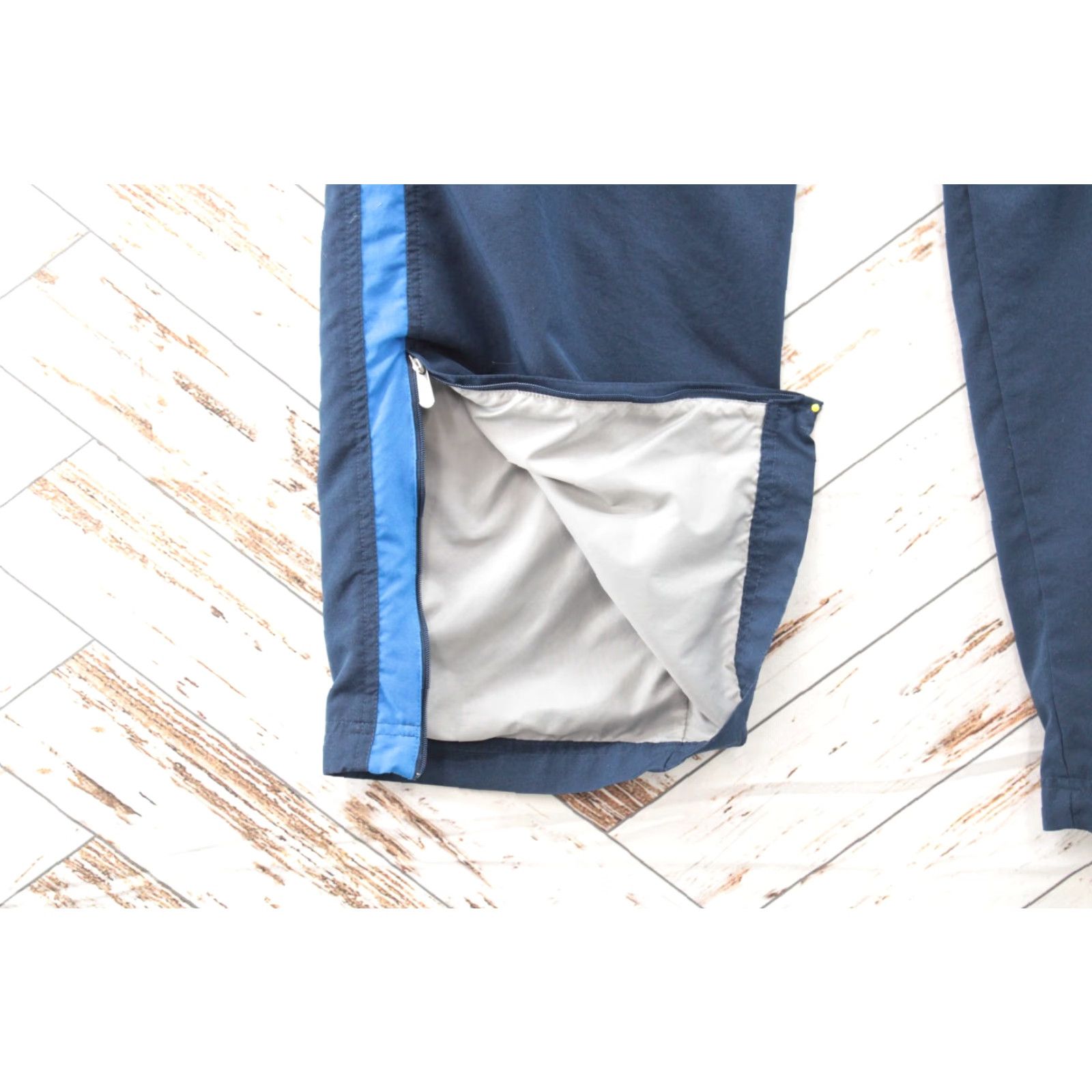 Nike Nike Fleece Lined Warm Up Pants Men's XL Blue Running Training Athleisure Size US 36 / EU 52 - 5 Thumbnail
