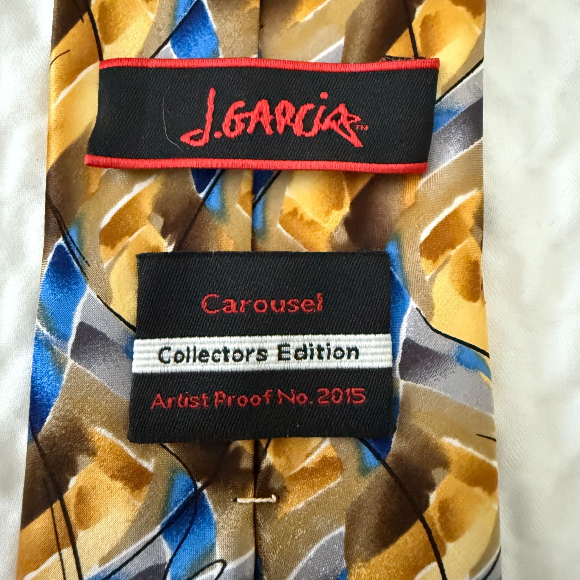 Other J. Garcia Carousel Collectors Edition Silk Tie Abstract Blue Size ONE SIZE - 7 Thumbnail