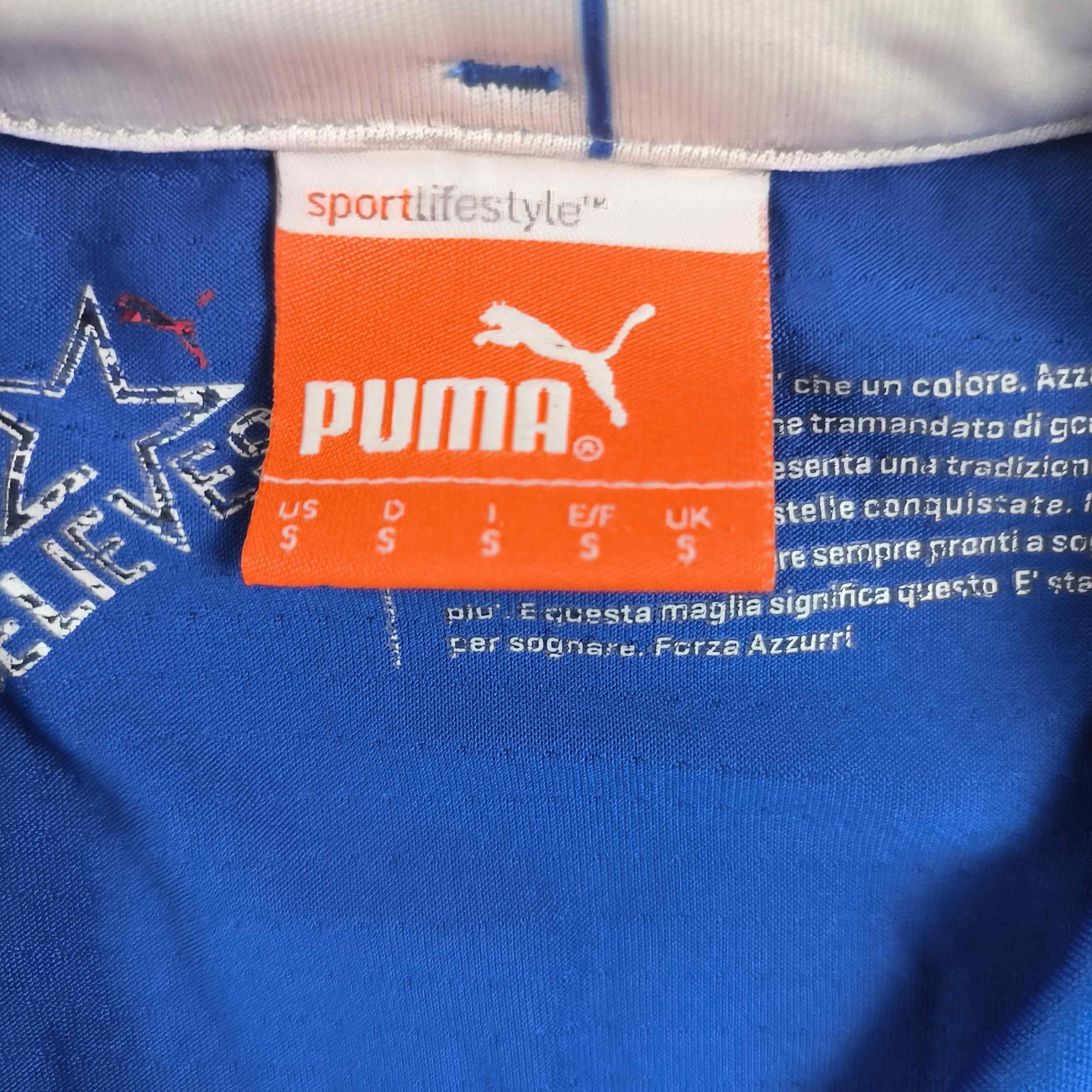 Puma Italy 2014-16 Puma home Mario Balotelli football jersey S Size US S / EU 44-46 / 1 - 4 Thumbnail