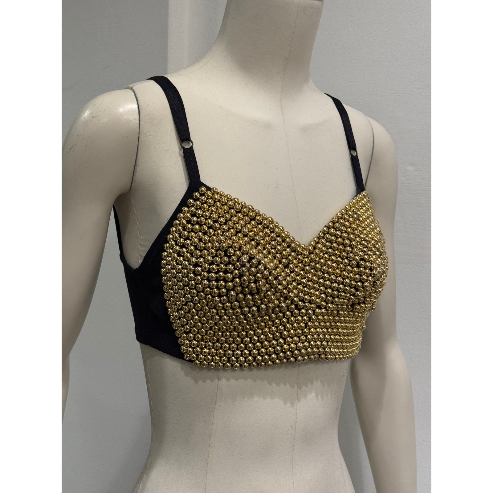 Dolce & Gabbana S/S1992 Dolce & Gabbana runway pearl corset bustier top Size M / US 6-8 / IT 42-44 - 1 Thumbnail