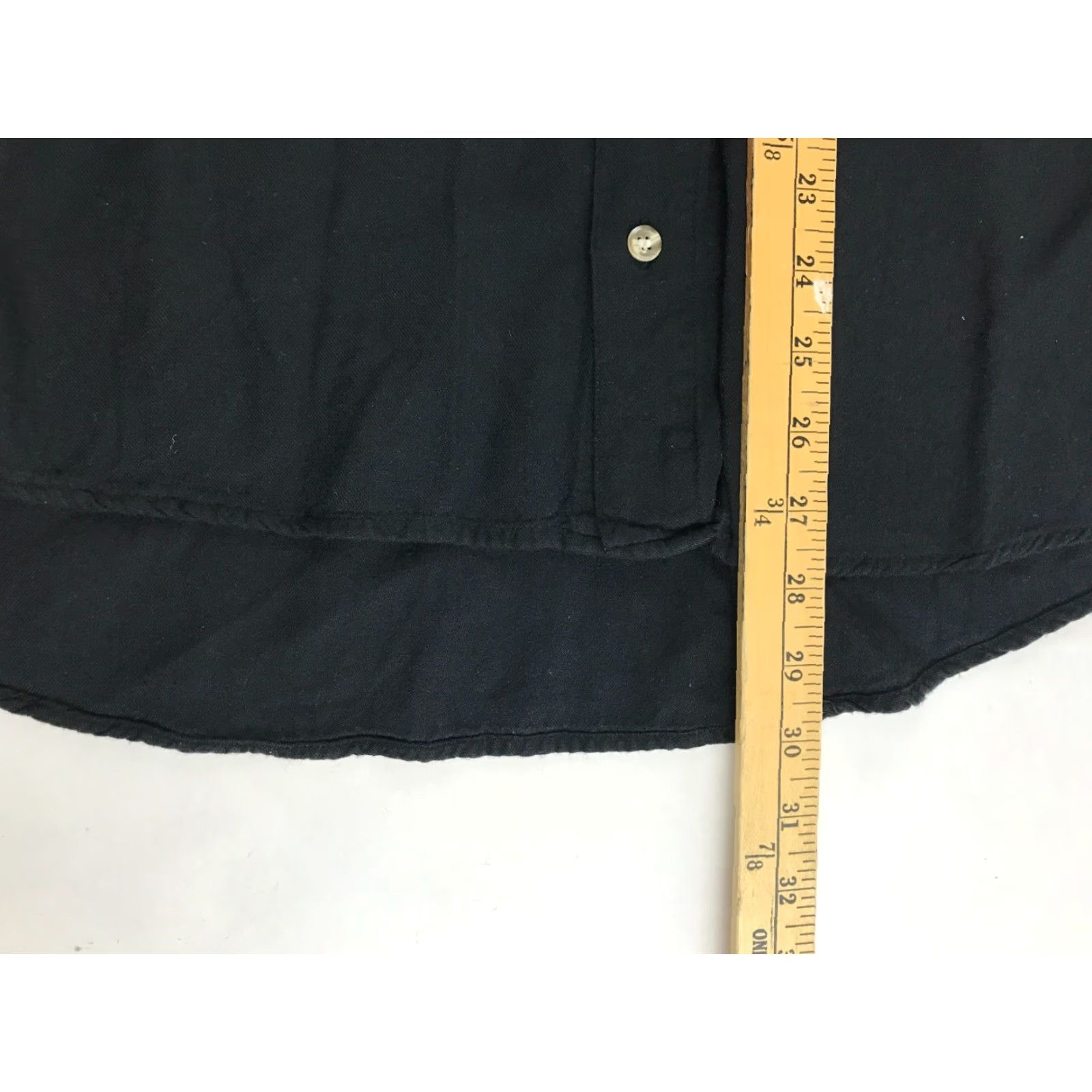 Vintage Montage Shirt Mens S Black Button Up Long Sleeve Pocket Flaps Chino Collar Shirt Casual Mens Size US S / EU 44-46 / 1 - 4 Thumbnail