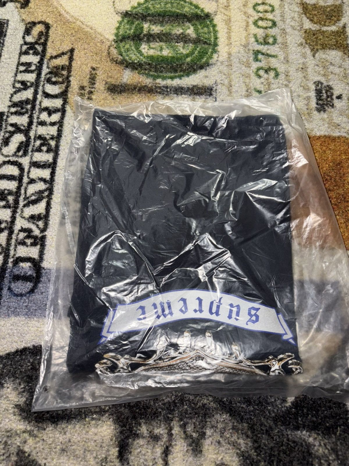 Supreme Supreme Diamond Tee Navy Size US XL / EU 56 / 4 - 2 Thumbnail