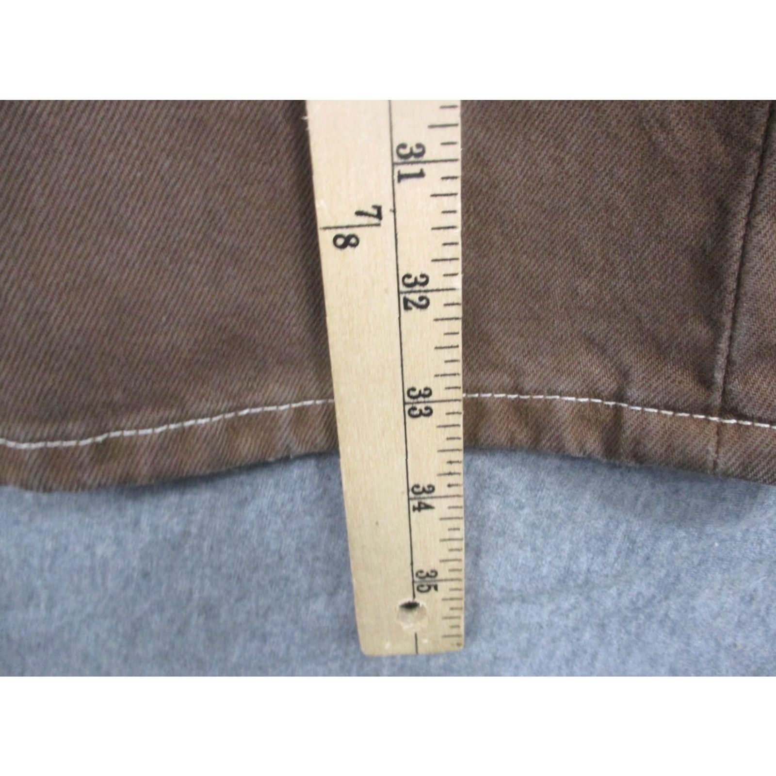 Levi's VINTAGE Levis 501 Jeans Mens 34x32 Brown Button Fly Straight Leg USA 90s Size US 34 / EU 50 - 7 Thumbnail