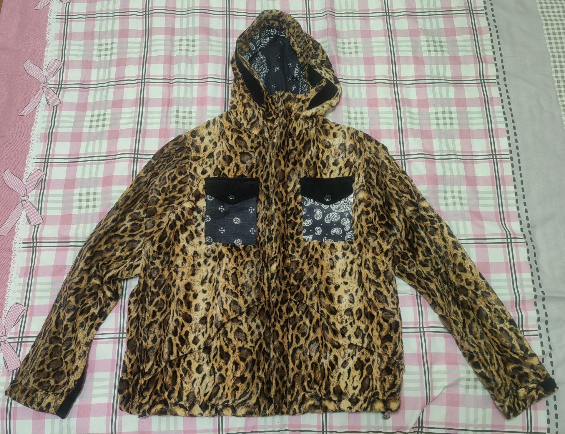 WHIZ LIMITED leopard print hooded jacket for men Size US XL / EU 56 / 4 - 1 Thumbnail
