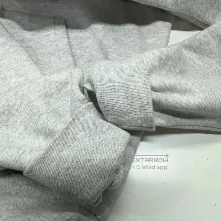 Balenciaga Balenciaga Grey Logo Print Hooded Sweatshirt for Men. Size US XS / EU 42 / 0 - 9 Thumbnail