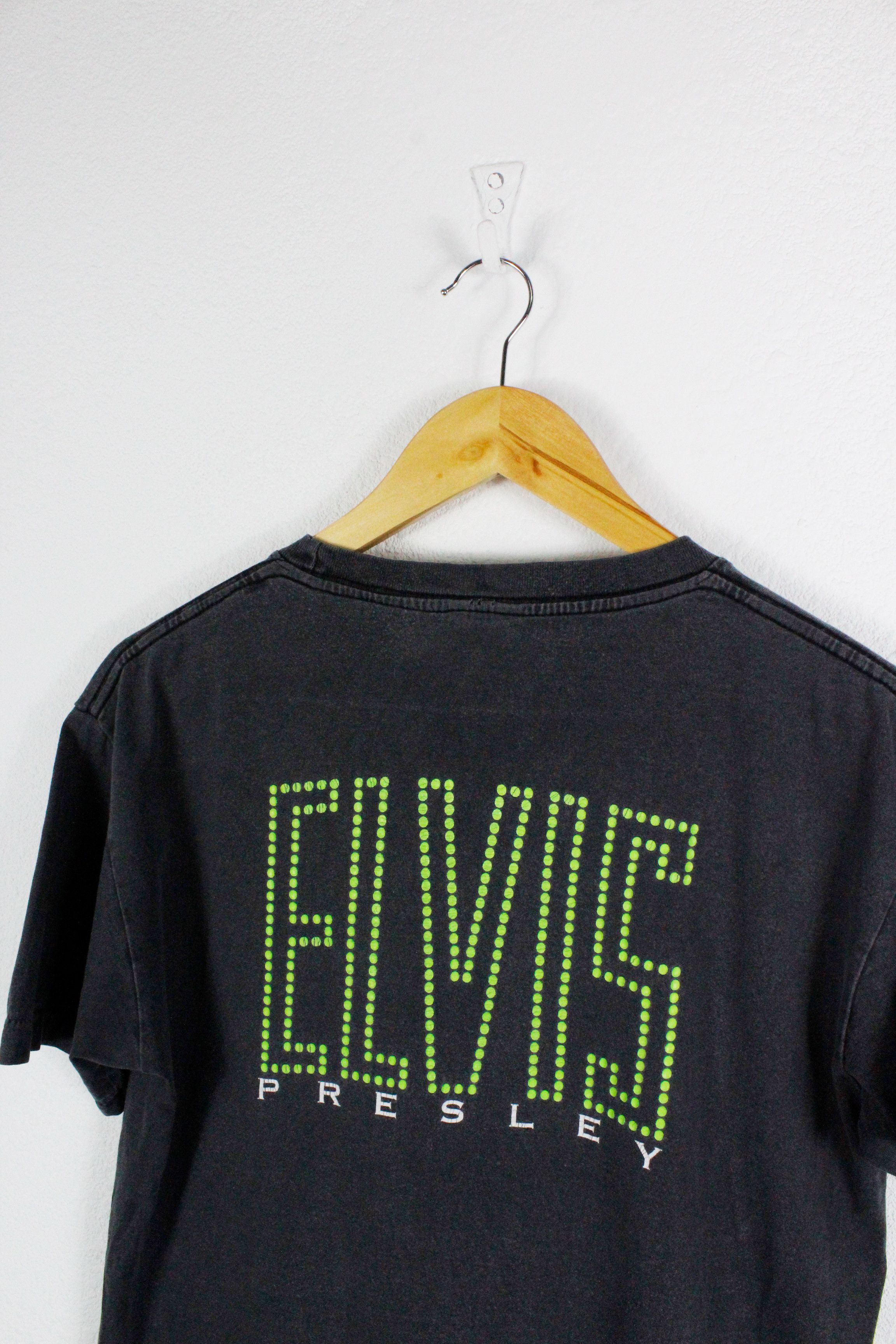 Band Tees × Vintage Vintage Elvis Presley Graphic Fade Single Stitch Tee T-shirt Size US M / EU 48-50 / 2 - 6 Thumbnail