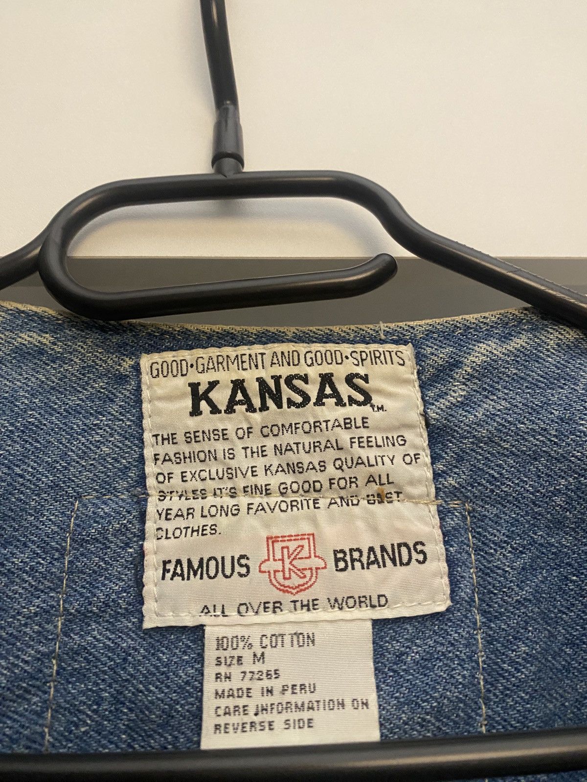 Vintage Old denim kansas oversize vest with metal claps Size US M / EU 48-50 / 2 - 2 Thumbnail