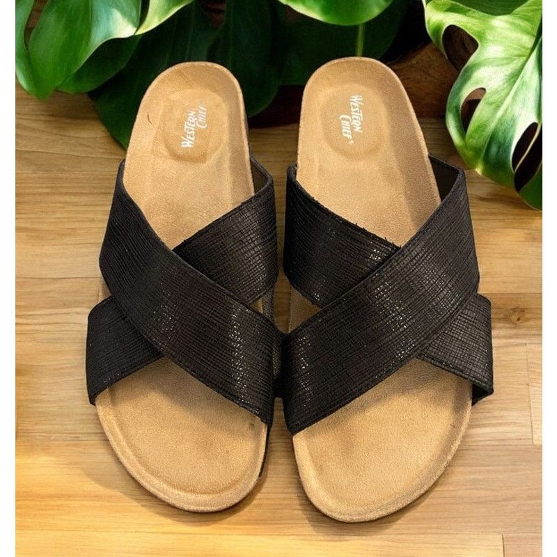 Unknown London Western Chief Women's Sandals Slides Slip Ons Flats Sz 9 Size US 9 / IT 39 - 1 Thumbnail