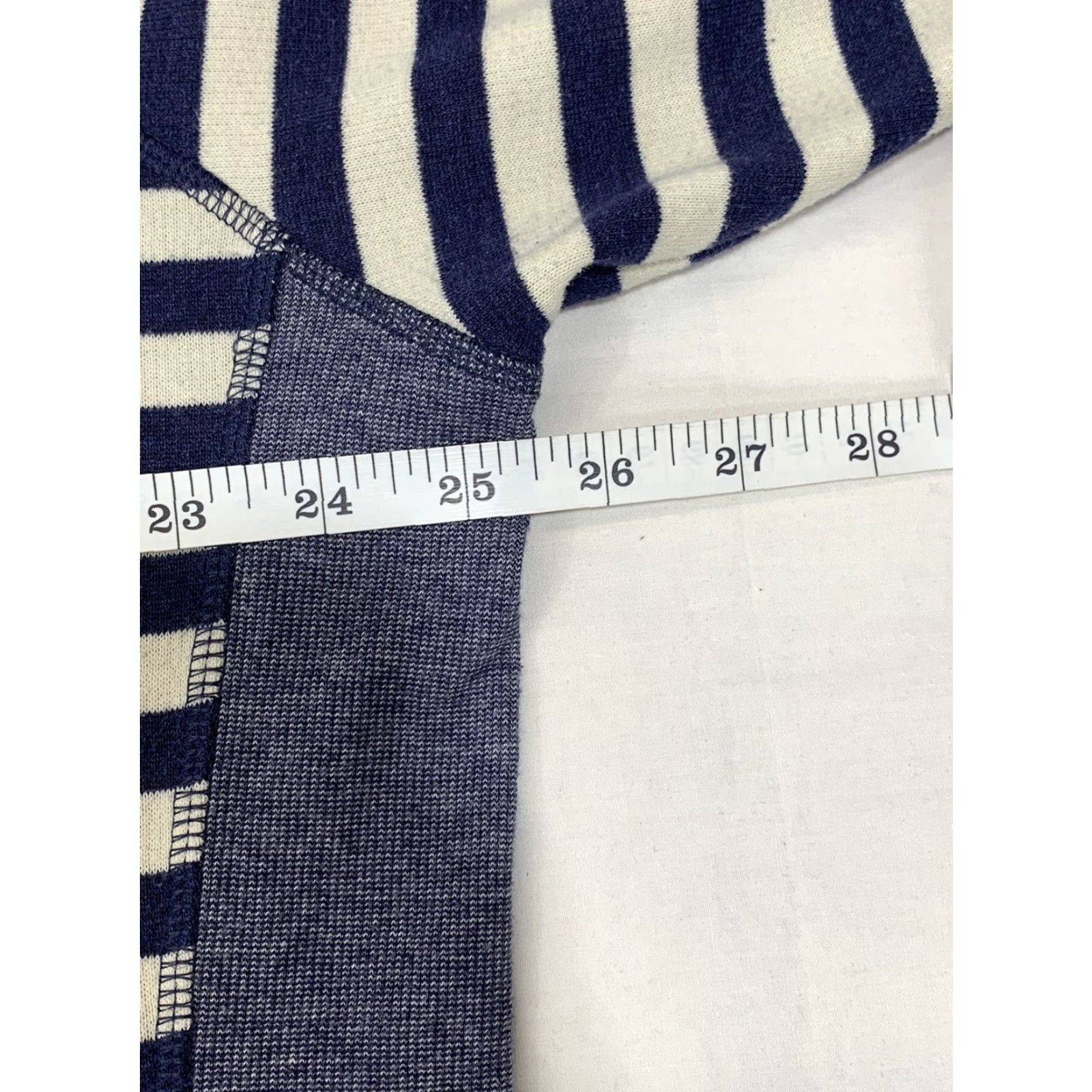 Champion VINTAGE Champion Stripped Women's Sweater 537 XL Blue 90s Crew Neck Long Sleeve Pullover Knit Shirt Women Size XL / US 12-14 / IT 48-50 - 3 Thumbnail