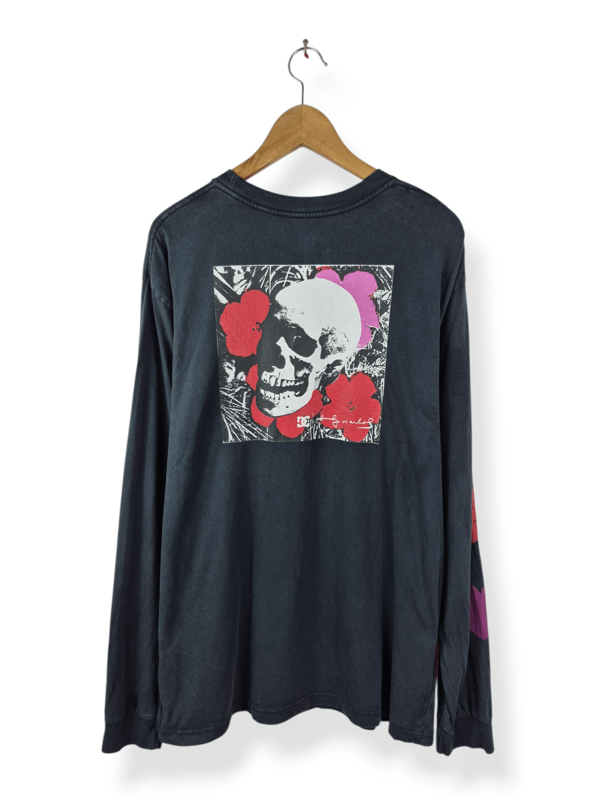 Andy Warhol 🔥 Andy Warhol x DC Skate Streetwear Skulls Pop Art Tee Size US L / EU 52-54 / 3 - 1 Thumbnail