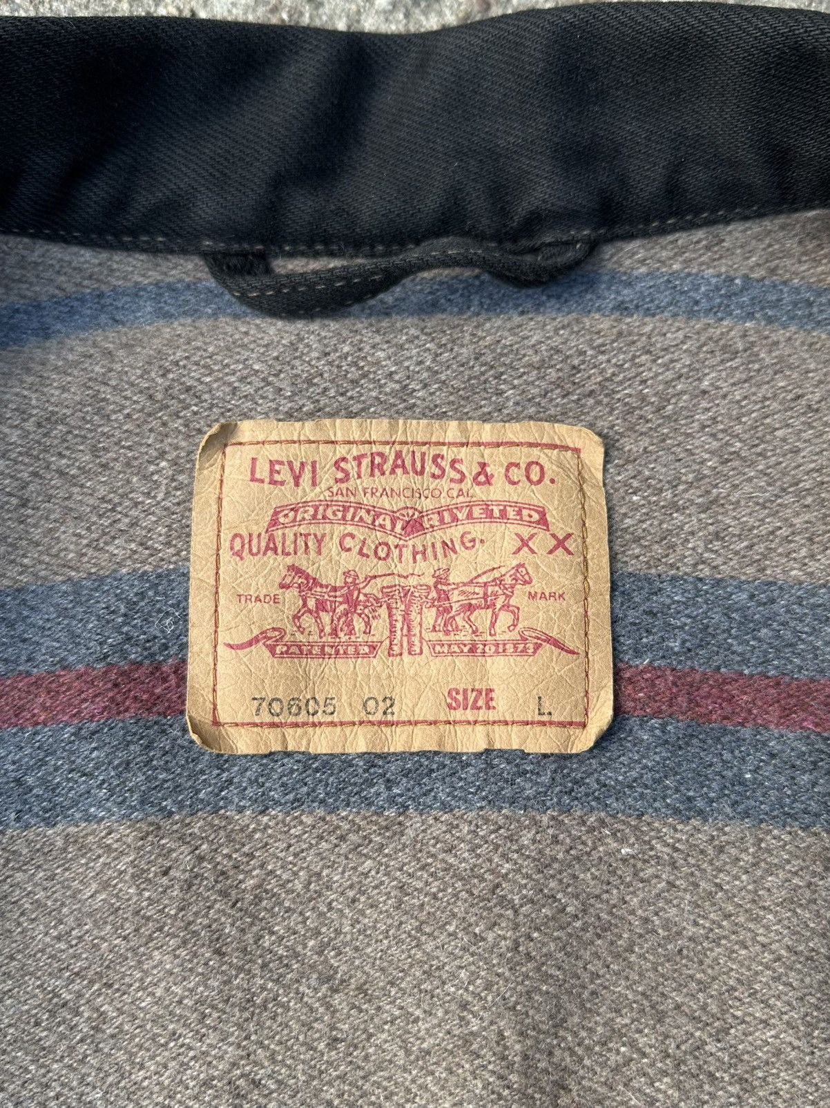 Band Tees × Levi's × Levi's Vintage Clothing Levi's x The Beatles black denim 90s vinatge jacket size L Size US L / EU 52-54 / 3 - 10 Thumbnail