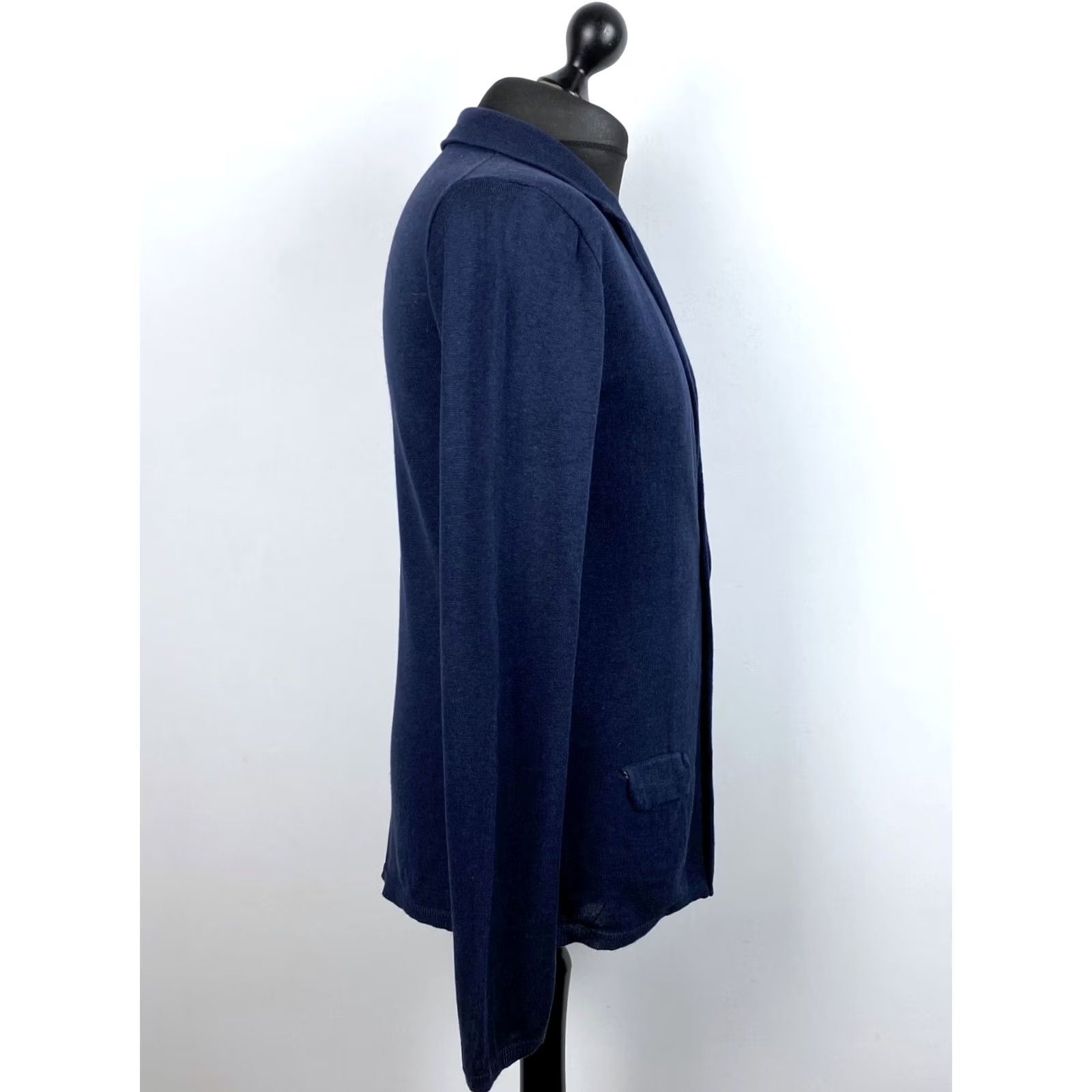 Gant GANT Rugger Cardigan Jumper Blue Linen Viscose Mens Size S Connecticut Size US S / EU 44-46 / 1 - 2 Thumbnail