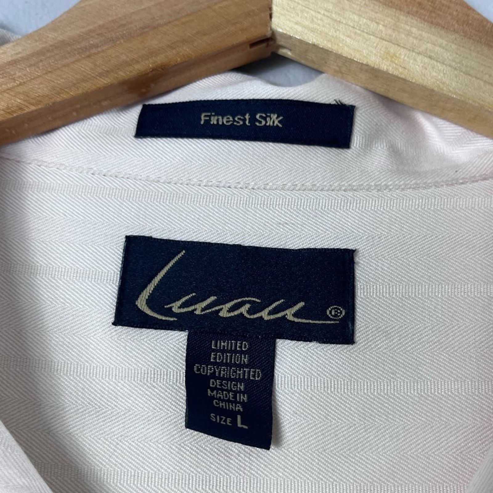 Vintage Limited Edition Fine Silk Men's Luau Button Front Shirt L Size US L / EU 52-54 / 3 - 2 Thumbnail