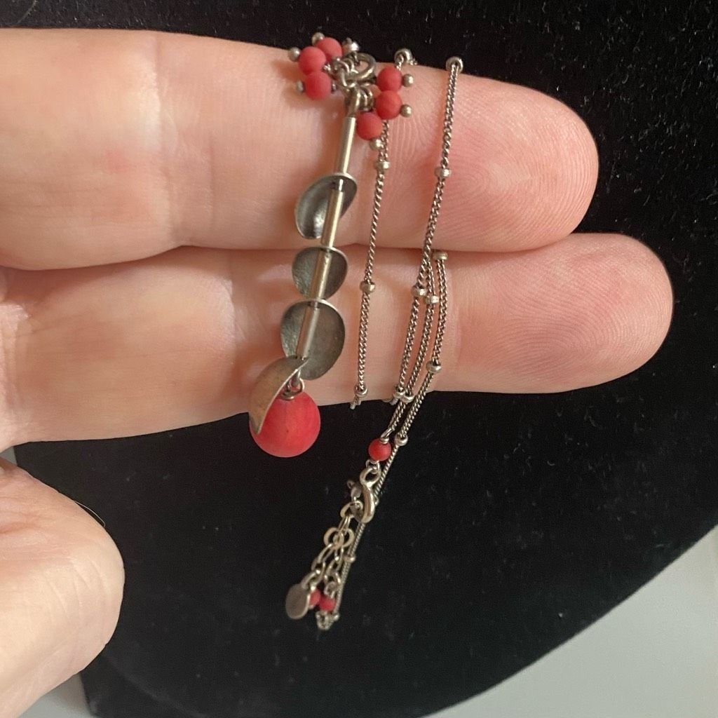 AJN 18” Sterling 925 Silver Necklace by Hanife