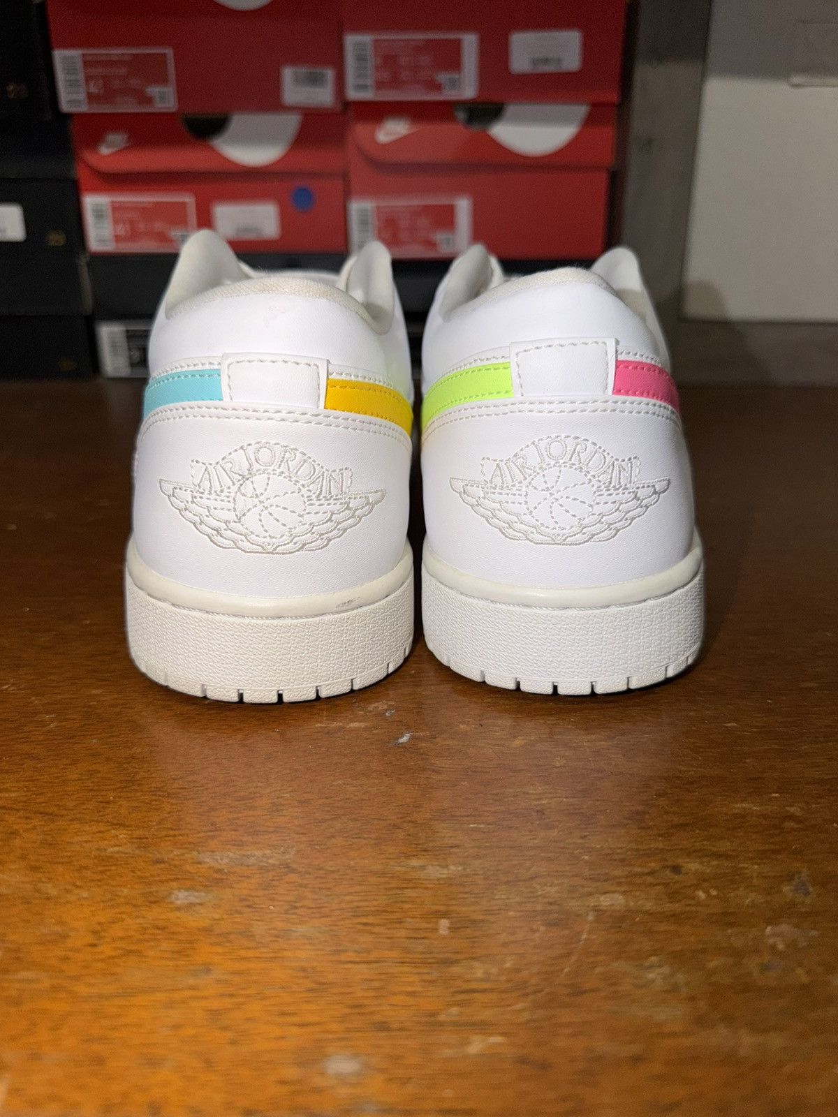 Nike Air Jordan 1 Low White Multi-Color size 13 Size US 13 / EU 46 - 6 Thumbnail