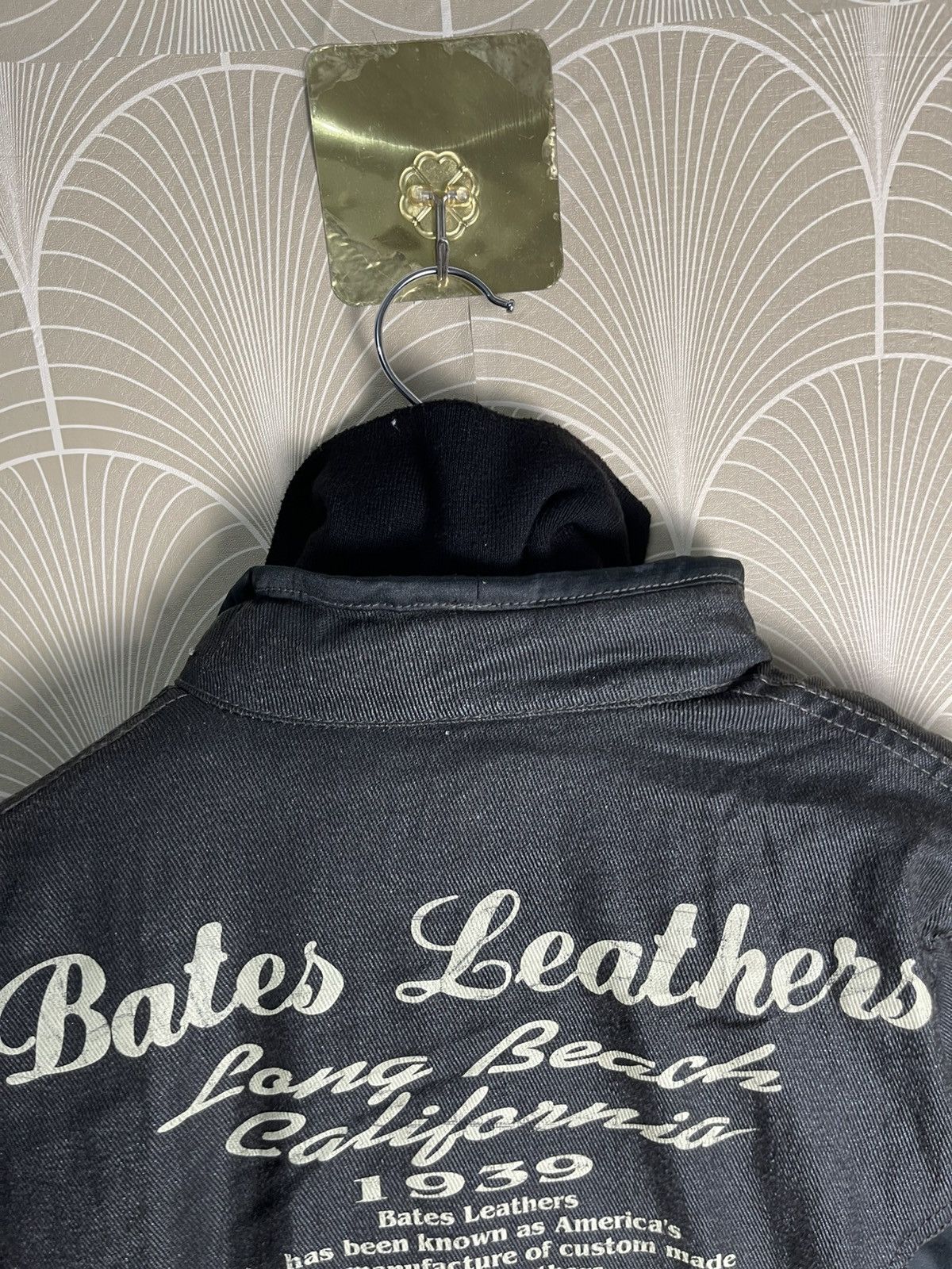 Bates Hats × Vanson Leathers VINTAGE BATES LEATHERS BIKER JACKET DOUBLE LAYER Size US M / EU 48-50 / 2 - 23 Thumbnail
