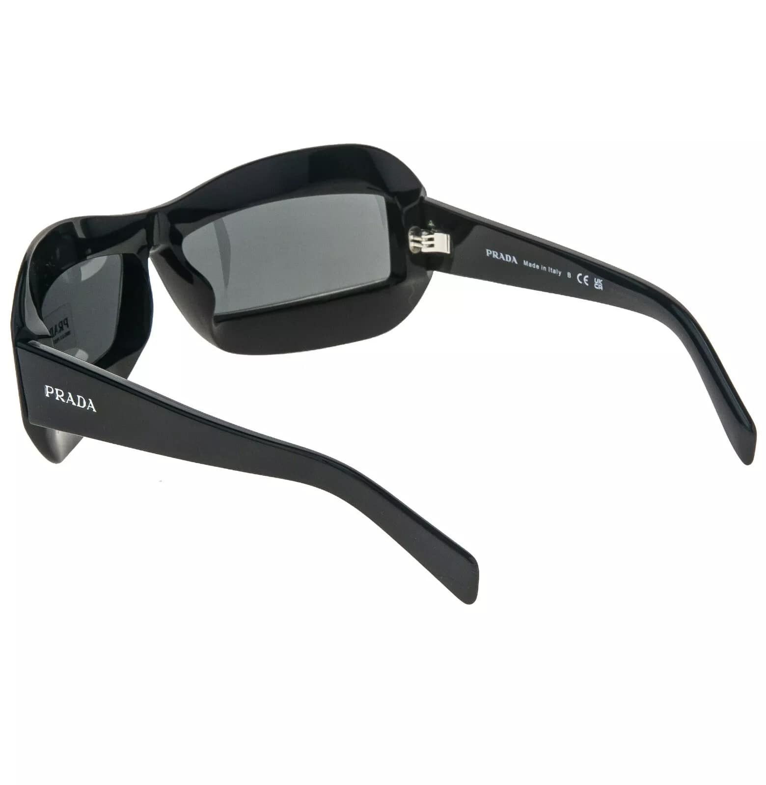 Prada PRADA Futuristic Black Wrap PR30YS 30Y Fashion Sunglasses Size ONE SIZE - 7 Thumbnail