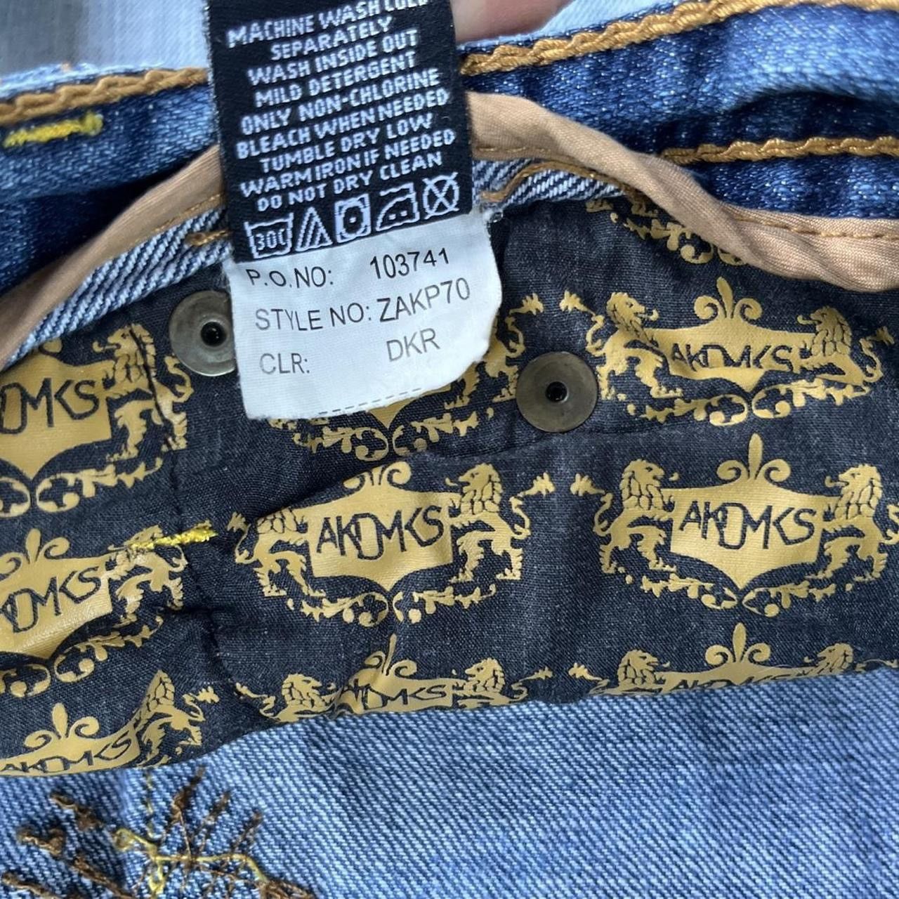 Akademiks Akademiks Y2K faded flare jeans with embroidered details Size US 36 / EU 52 - 6 Thumbnail