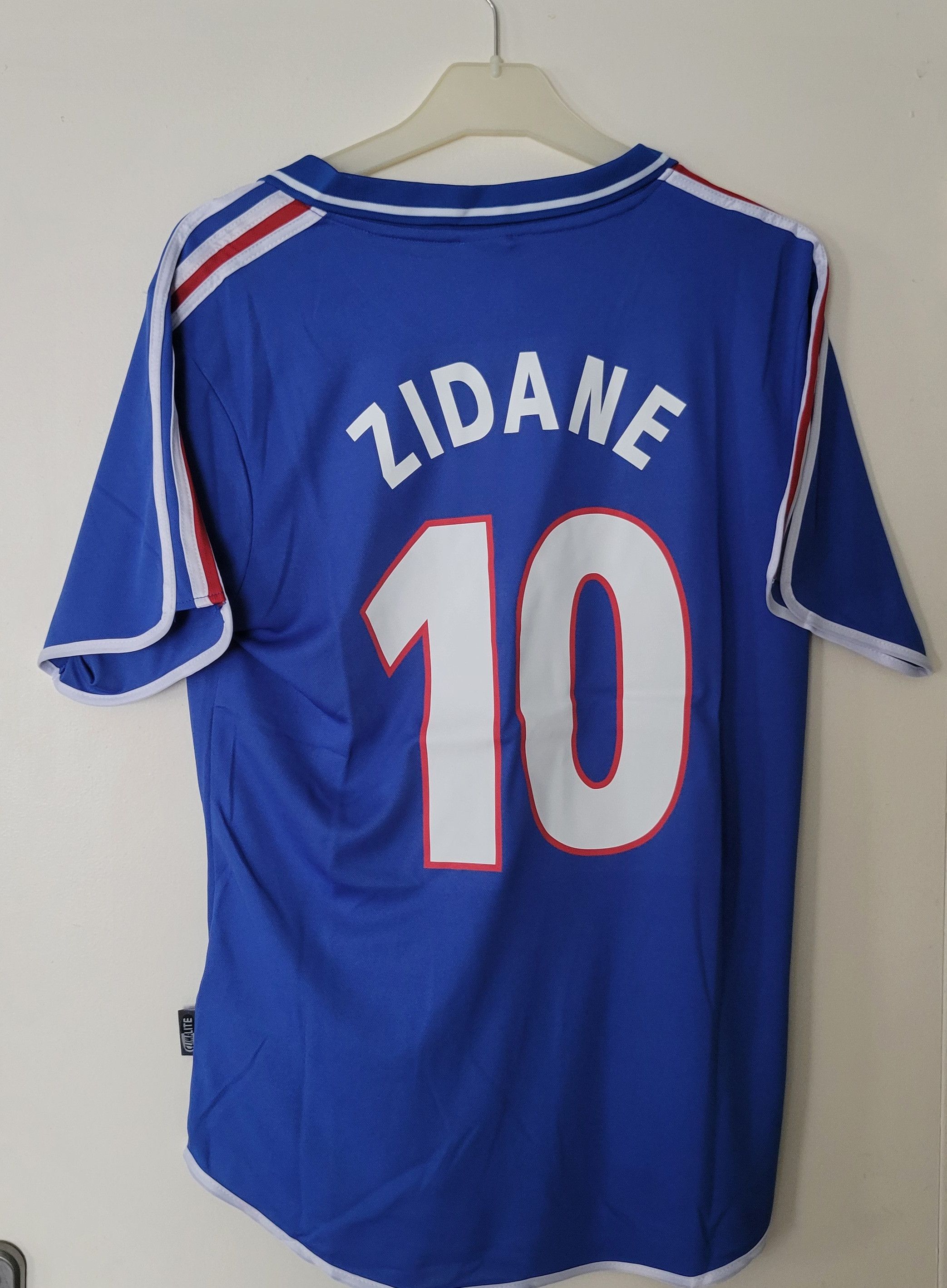 Other French 2000 Zidane 10 Vintage Retro Football Jersey Shirt Size US L / EU 52-54 / 3 - 1 Thumbnail