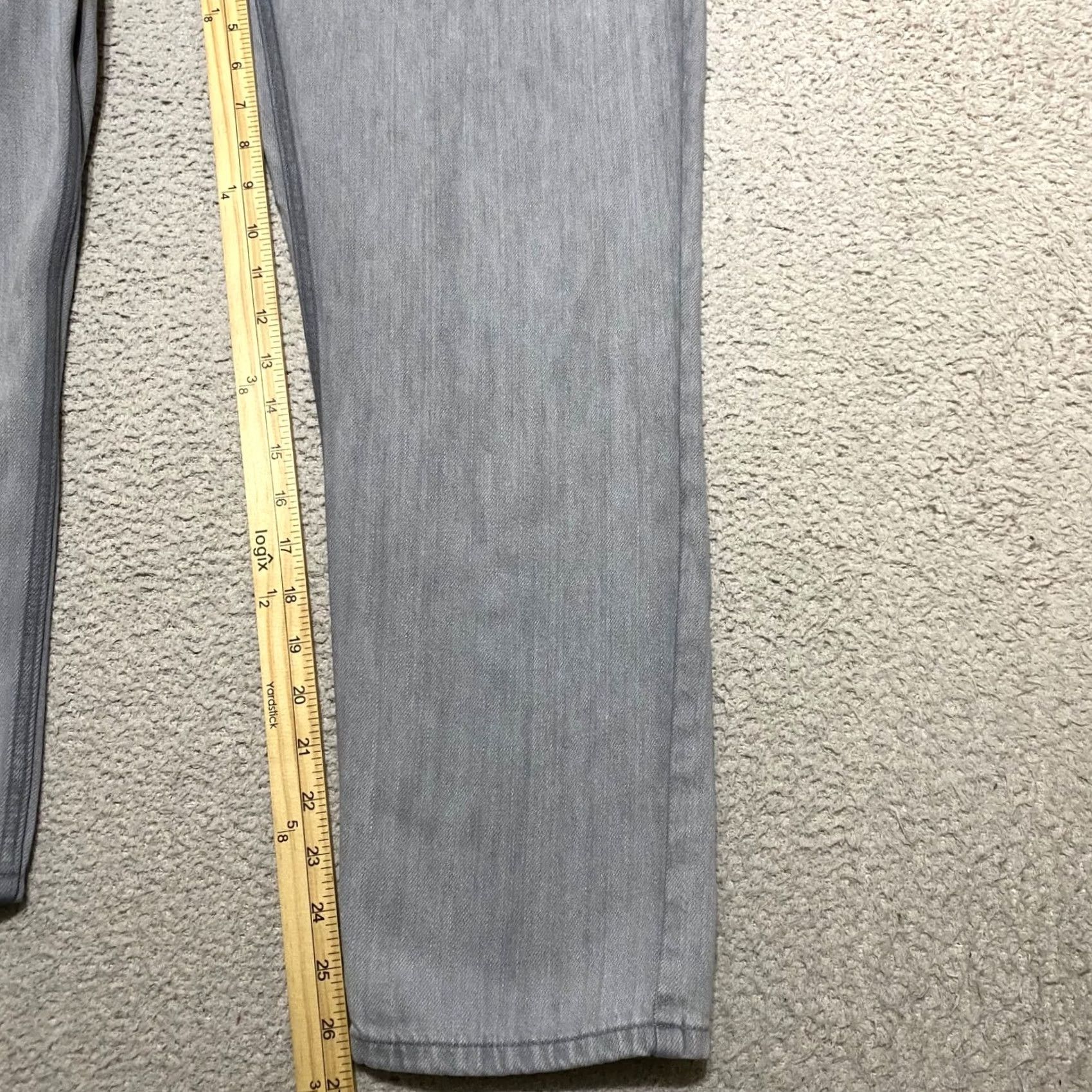 Everlane Everlane Jeans Womens sz 29 Gray Denim Straight Leg High Rise Medium Wash Size 29" - 6 Thumbnail