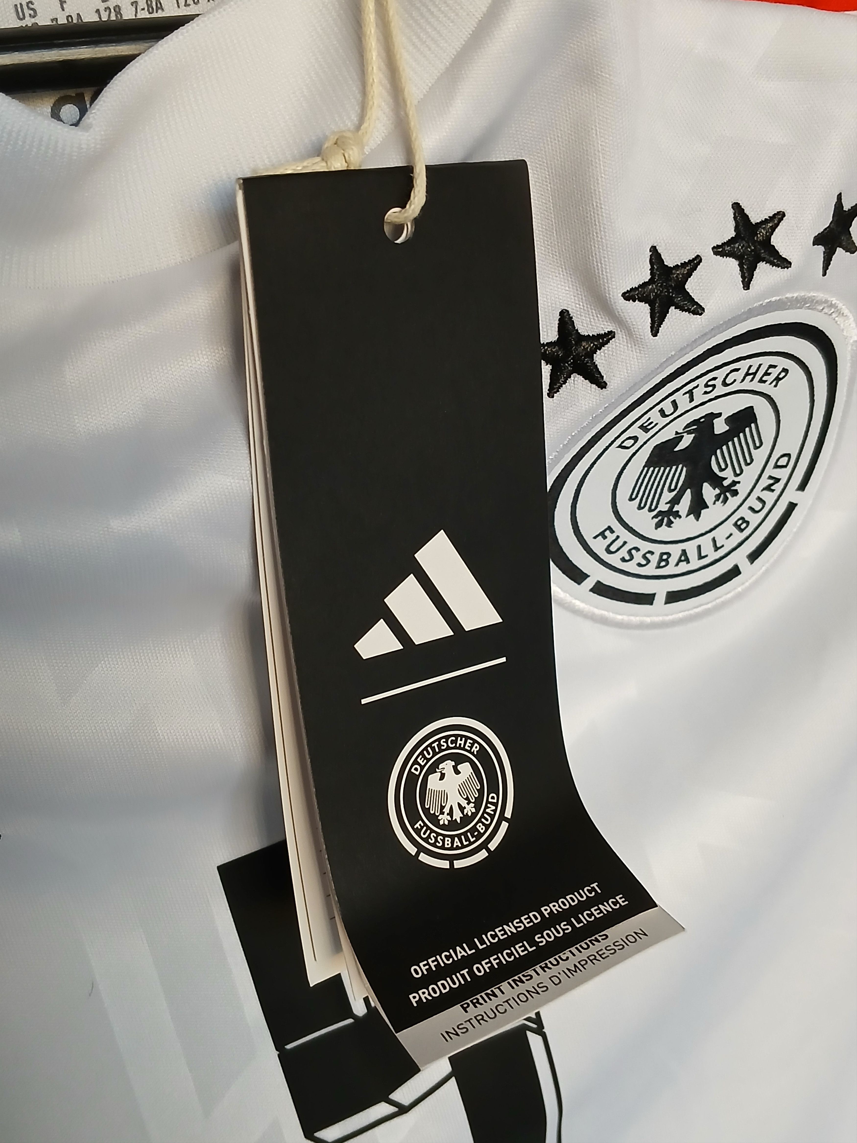 Adidas KIDS Germany National Team 24/25 Home Football Jersey Size US XS / EU 42 / 0 - 9 Thumbnail