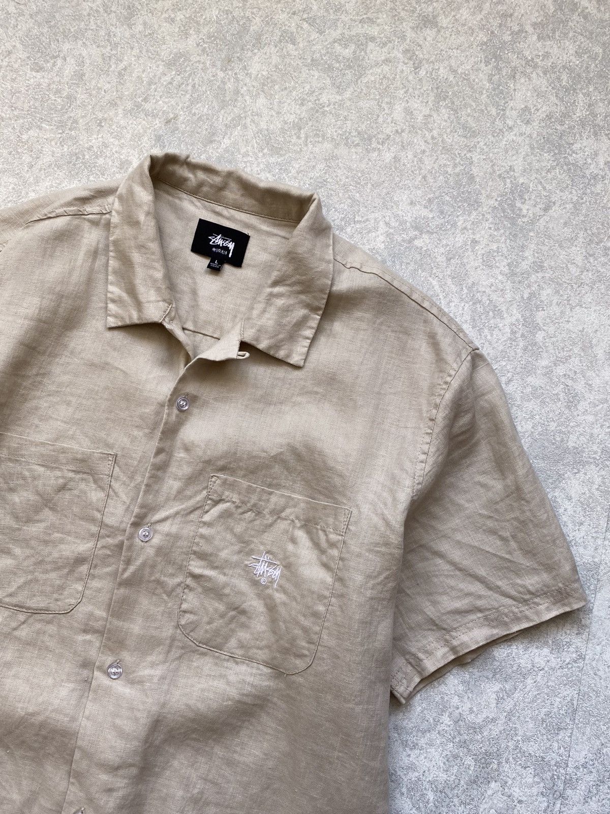 Stussy Stussy Short Linen SS Shirt Size US L / EU 52-54 / 3 - 1 Thumbnail