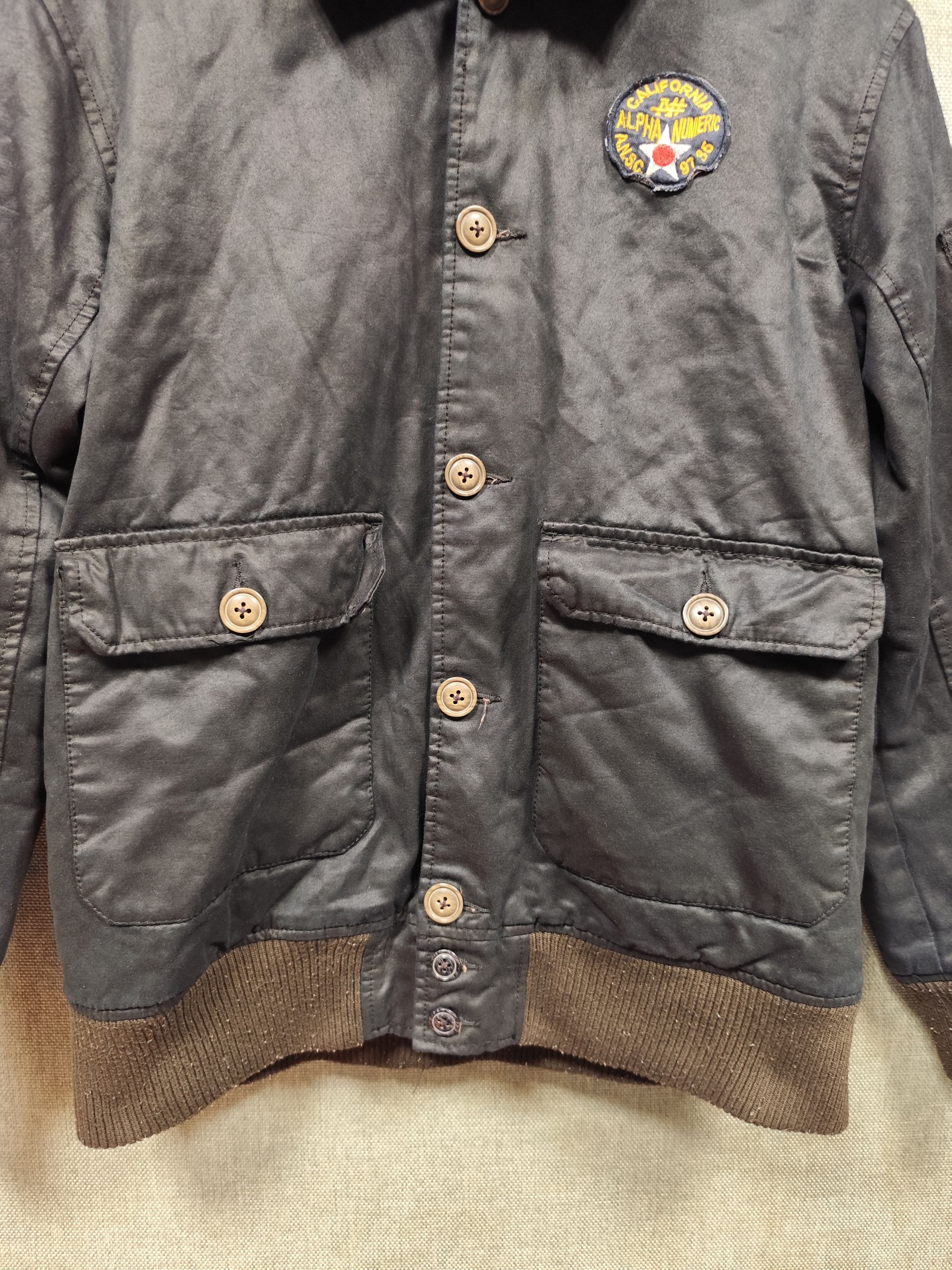 Avirex vintage alpha numeric bomber flight jacket Size US M / EU 48-50 / 2 - 5 Thumbnail