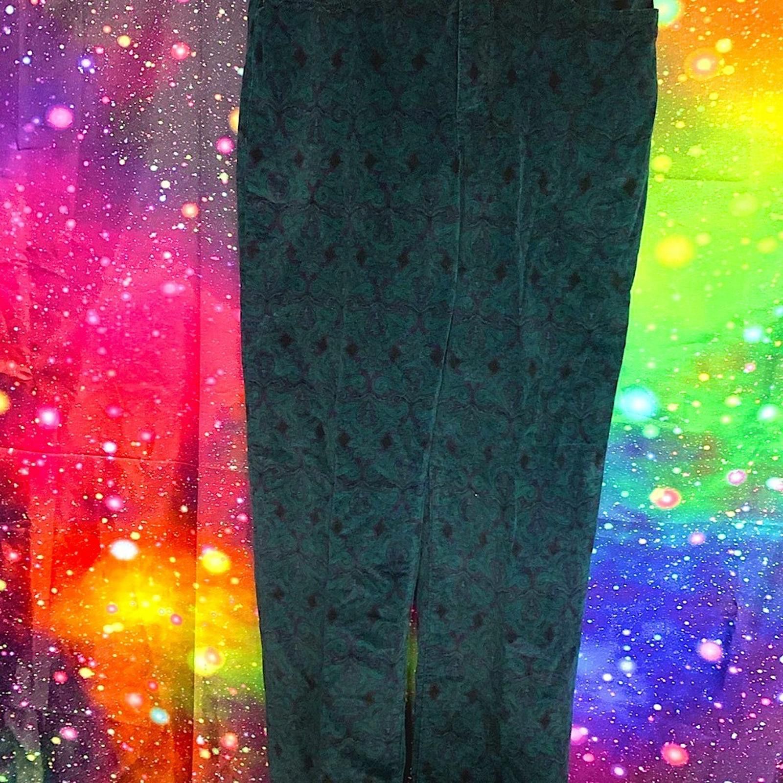 Croft & Barrow Croft & Barrow Blue Patterned Pants Size 32" / US 10 / IT 46 - 1 Thumbnail