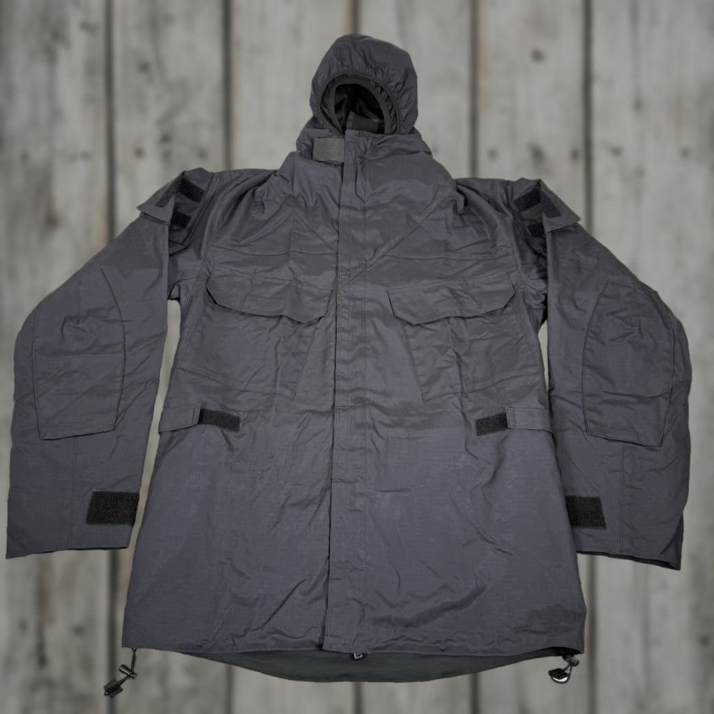 Vintage OPEC Military Jacket Mens Large Gray Casual Workwear Zip Up Coat PPE Size US L / EU 52-54 / 3 - 1 Thumbnail