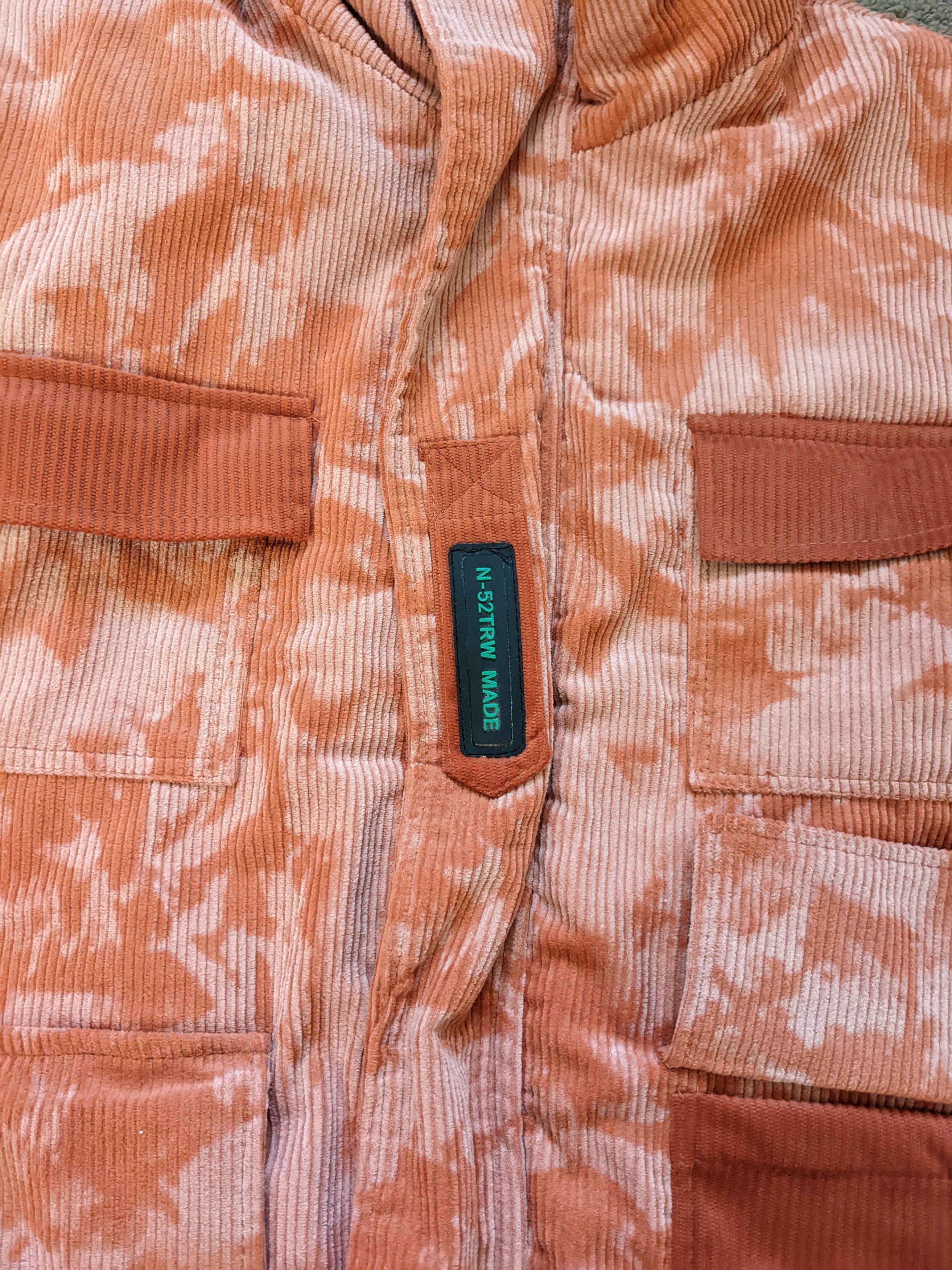 Other Orange corduroy Tie-dye jacket Size US L / EU 52-54 / 3 - 6 Thumbnail