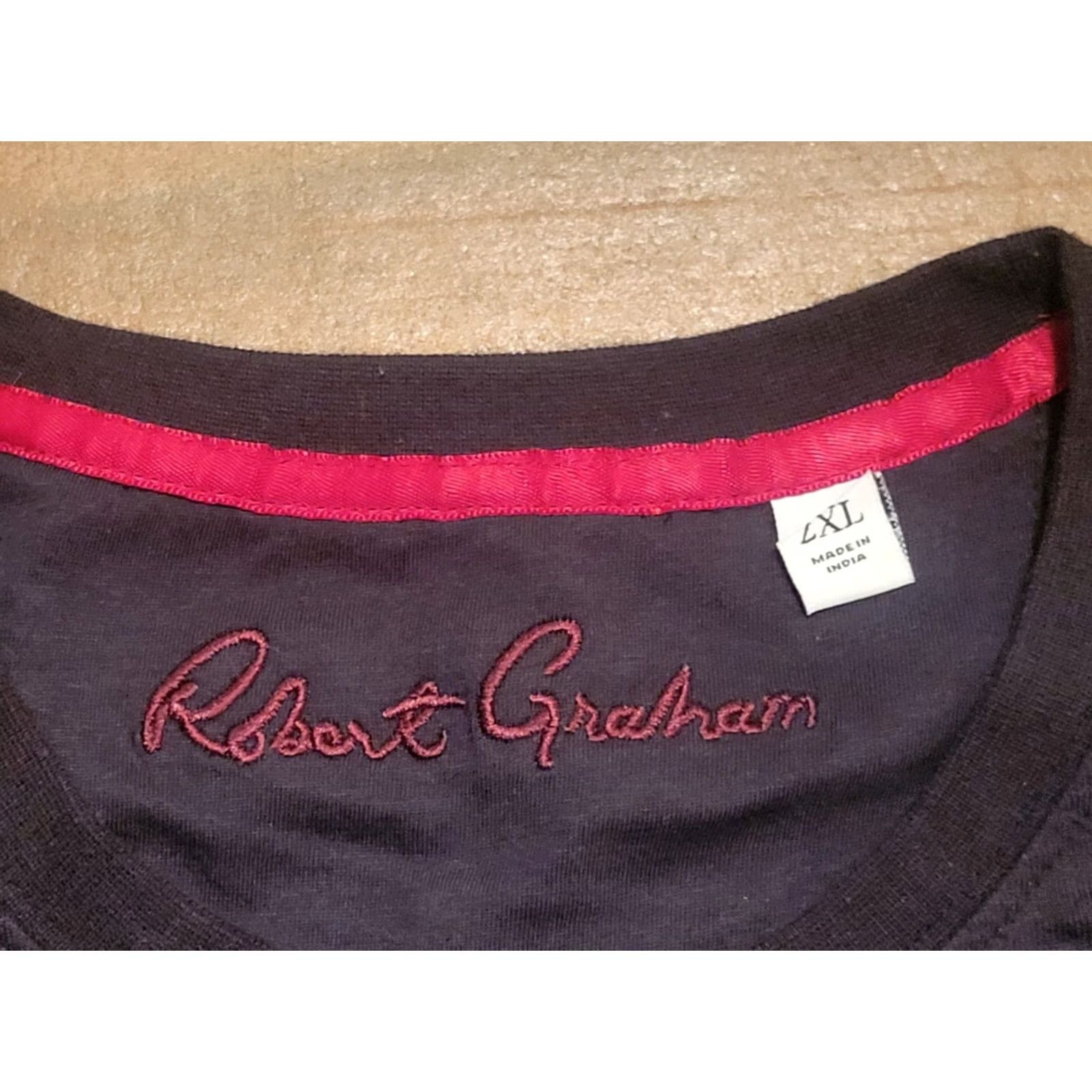 Robert Graham Robert Graham Men's Black Astronaut Skull Knit Long Sleeve Shirt Size 2XL XXL Size US XXL / EU 58 / 5 - 3 Thumbnail