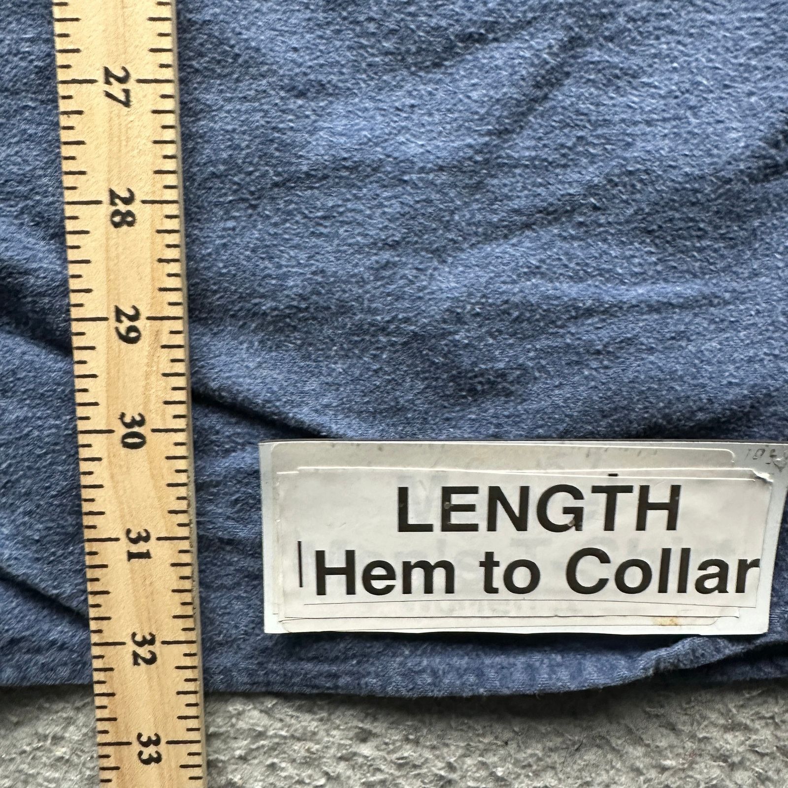 L.L. Bean Vintage LL Bean MT04 Chamois Flannel Shirt Men XL Tall Blue Size US XL / EU 56 / 4 - 4 Thumbnail