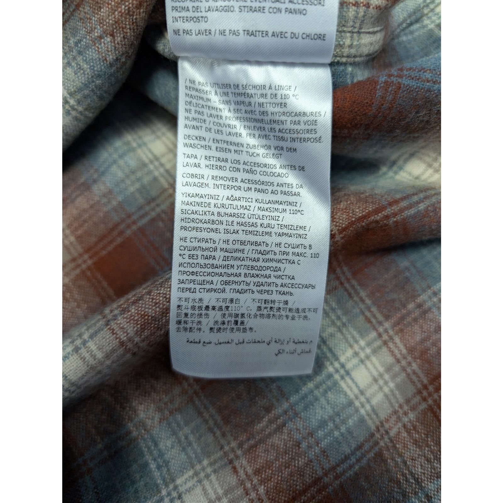 Maison Margiela × Pendleton o1rshd1 Pendleton Checked Wool Button up Shirt in Rust Size US S / EU 44-46 / 1 - 20 Thumbnail