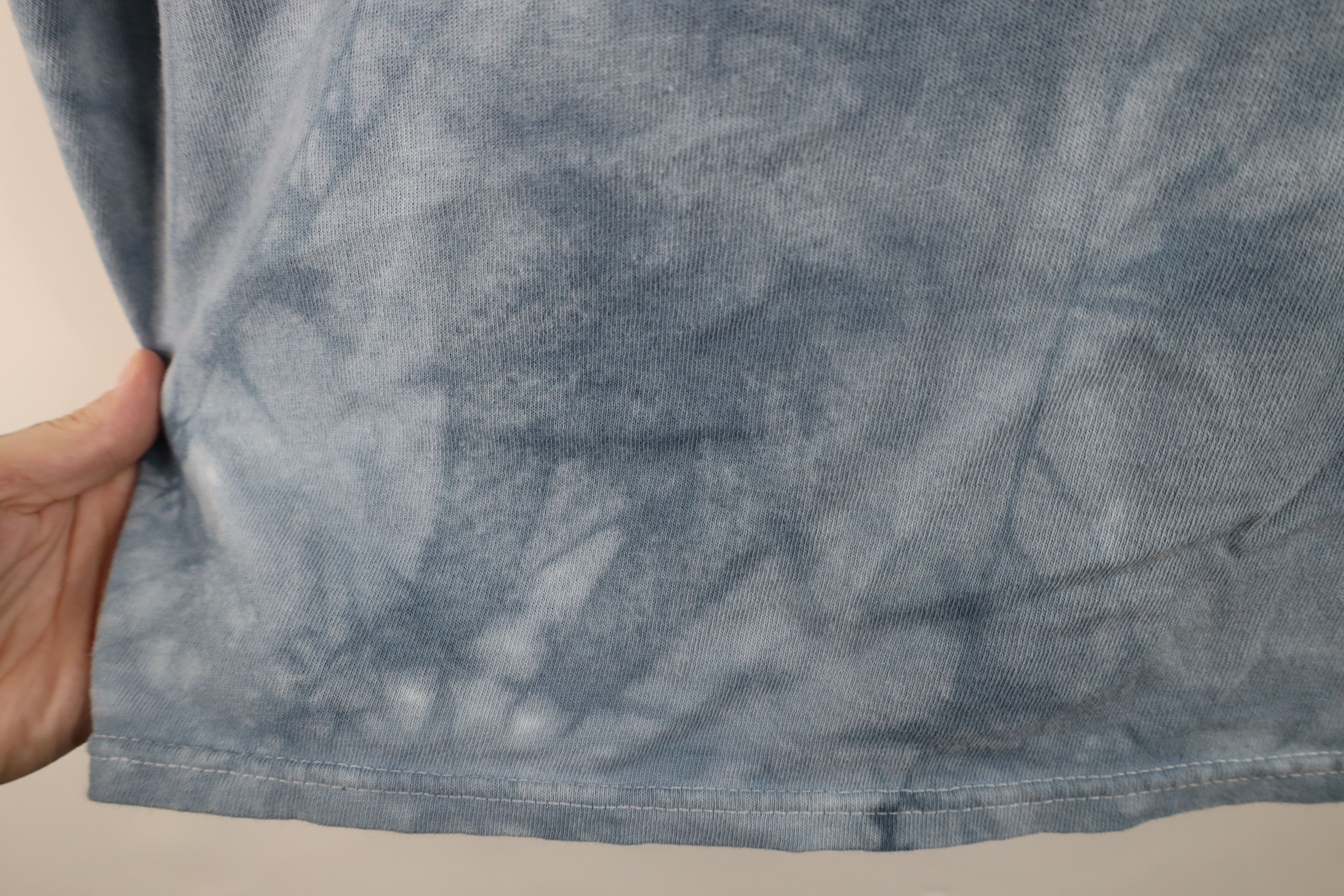 Vintage Vintage 90s Streetwear Mythical Acid Wash T-Shirt Blue Size US XL / EU 56 / 4 - 6 Thumbnail