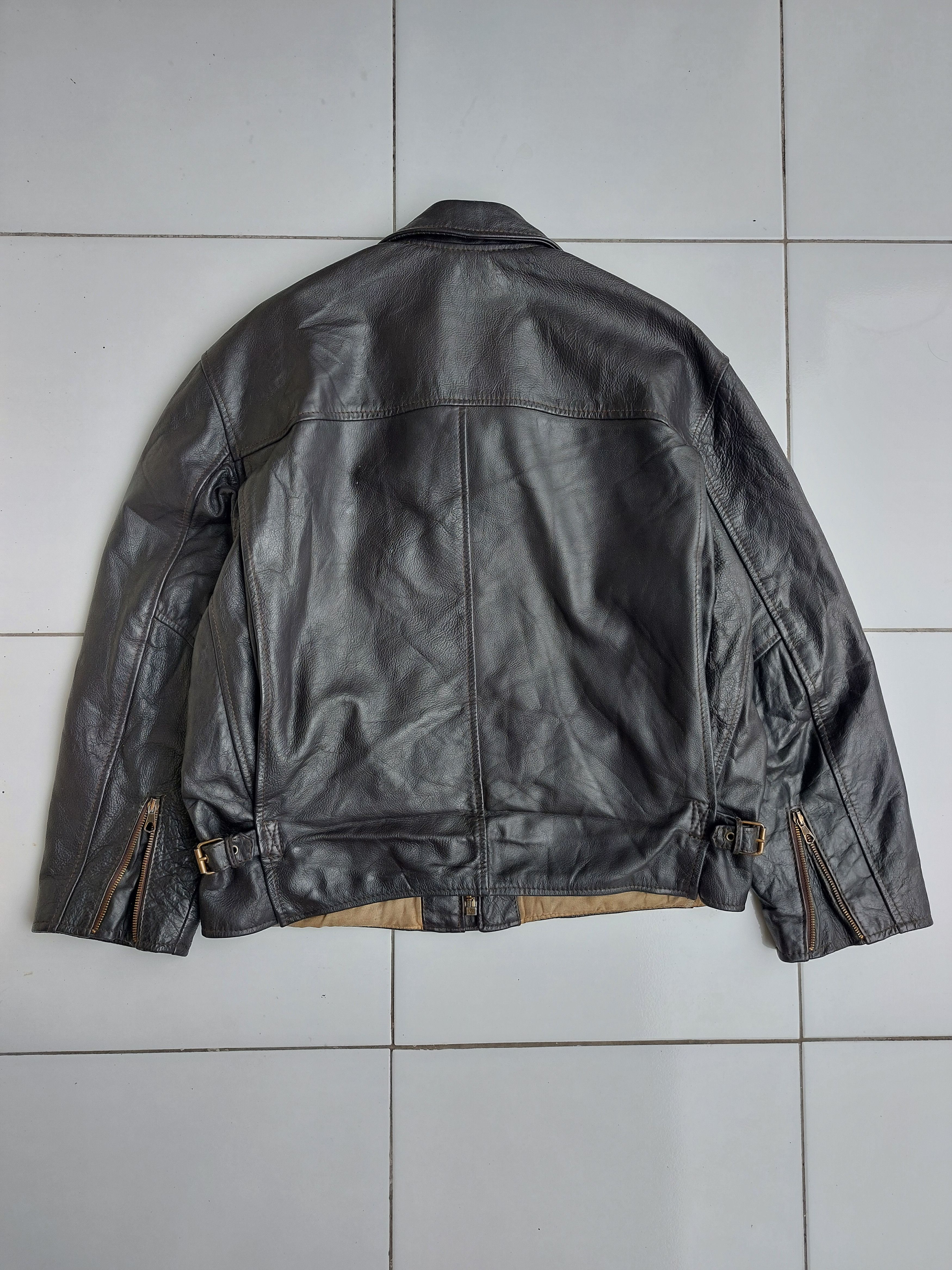 Vintage Mc Clures Vintage Leather Jacket Size US L / EU 52-54 / 3 - 9 Thumbnail