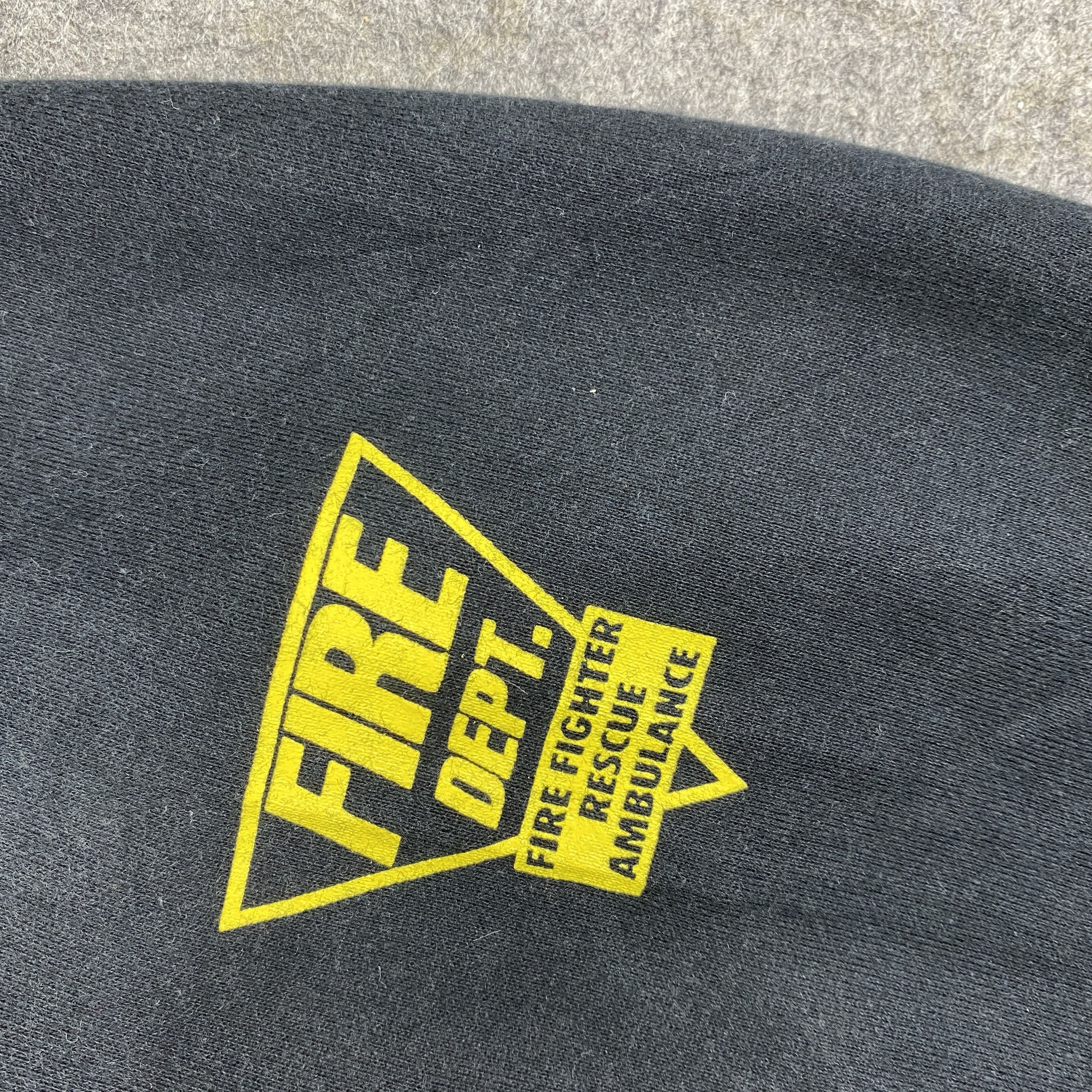 Vintage Vintage N.C.F.D Fire Fighter Brigade Sweatshirt -SW159 Size US L / EU 52-54 / 3 - 7 Thumbnail