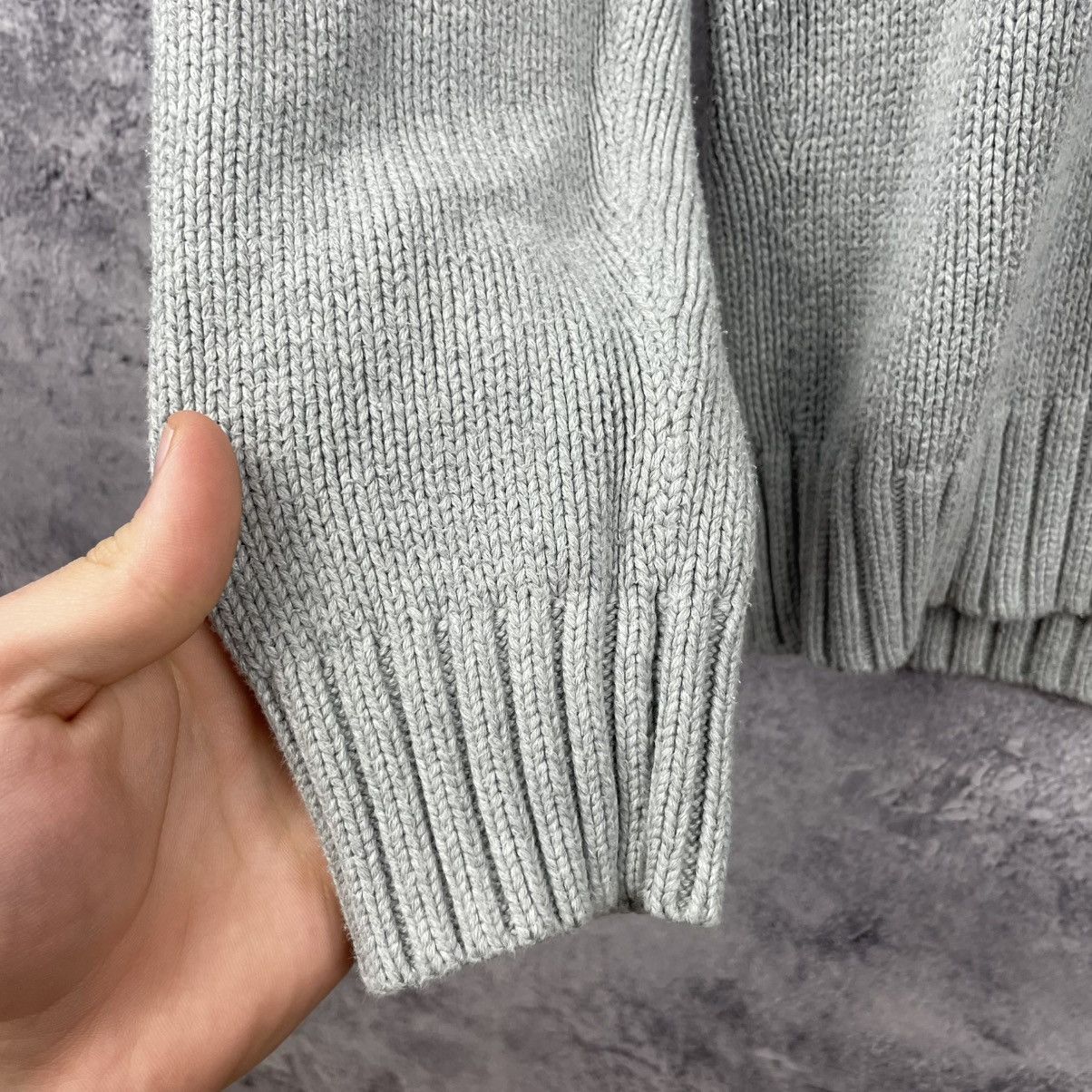 Polo Ralph Lauren Vintage Polo Ralph Lauren Sweater Gray Knit Cotton Size US M / EU 48-50 / 2 - 9 Thumbnail